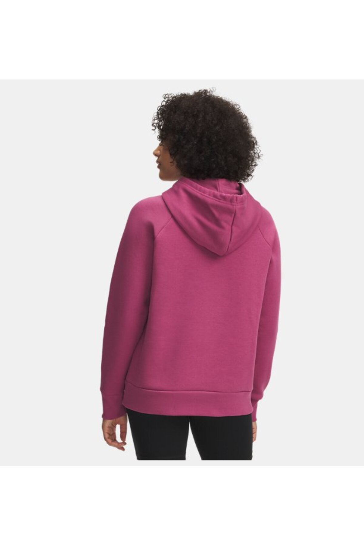Under Armour Kadın UA Rival Fleece Shimmer Kapüşonlu Sweatshirt 6003710-659 görsel 2