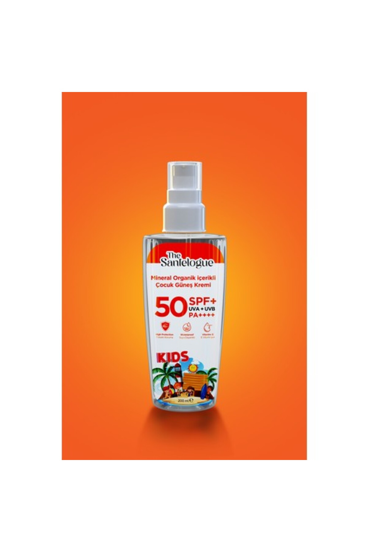 Organik Güneş Kremi Kids Spf50+ 200 Ml — 8680407134144