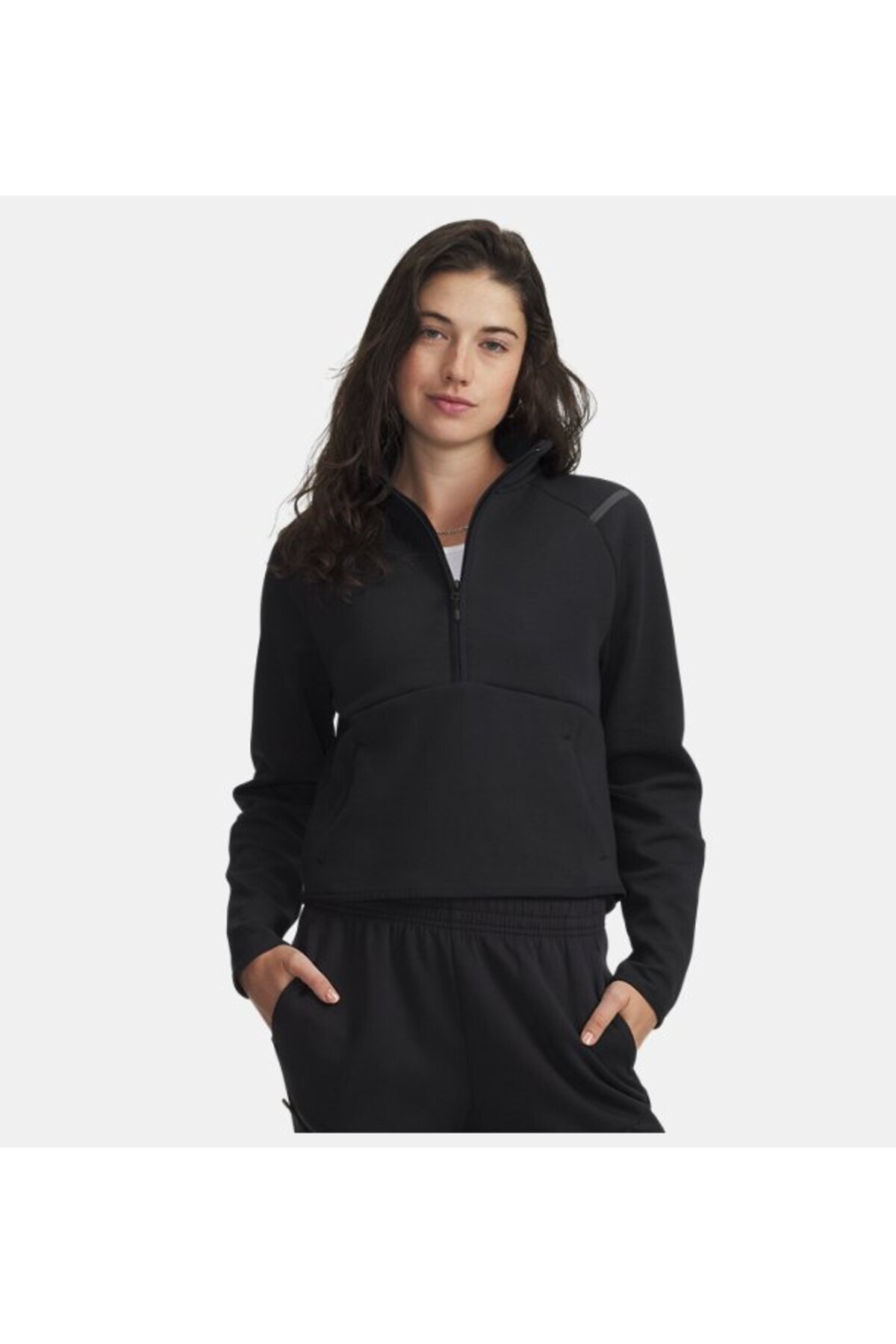 Under Armour Kadın UA Unstoppable Fleece Yarım Fermuarlı Sweatshirt 6003671-005