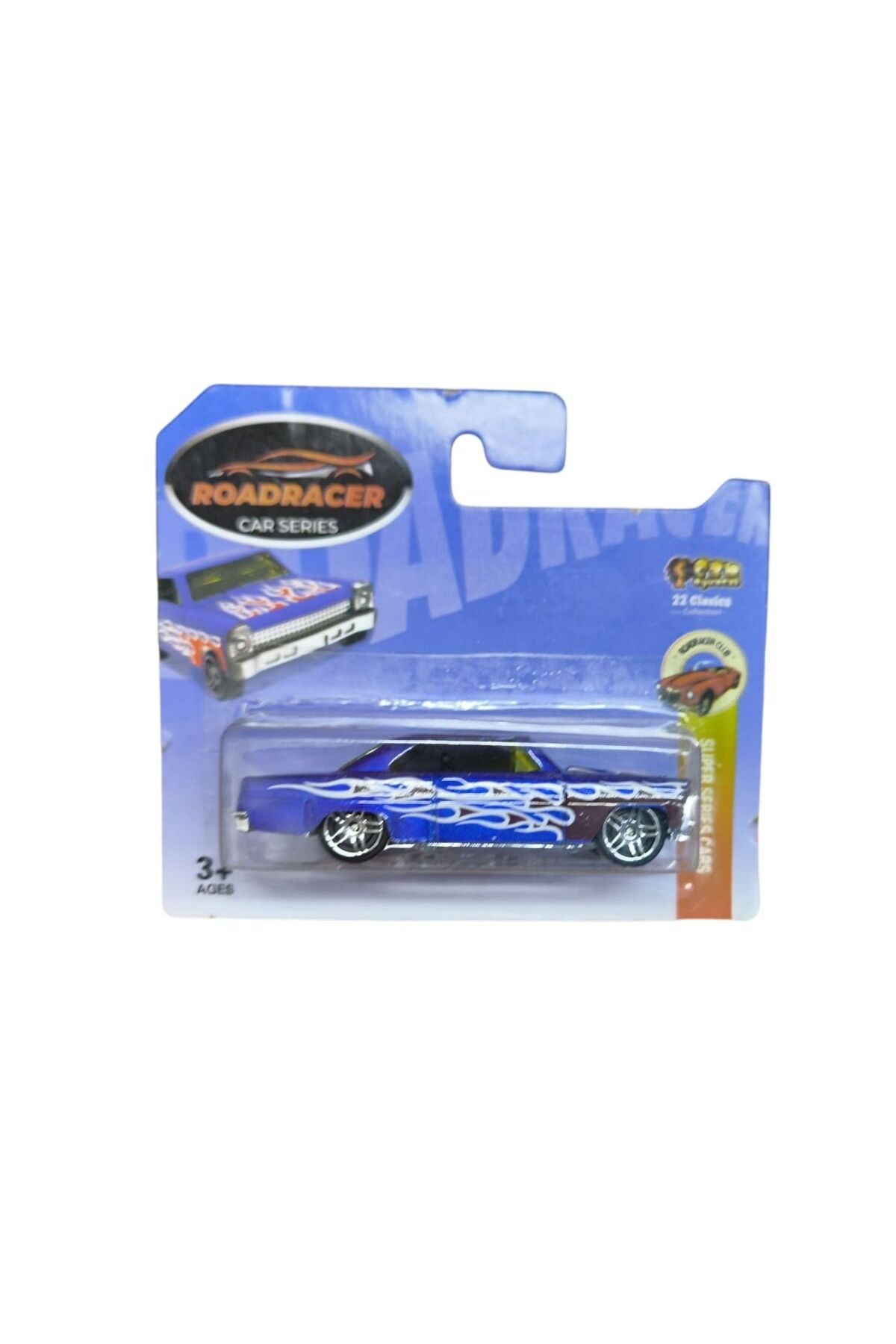 can oyuncak Kartela Road Racer Model Araba Tekli Cn1912-Mavi