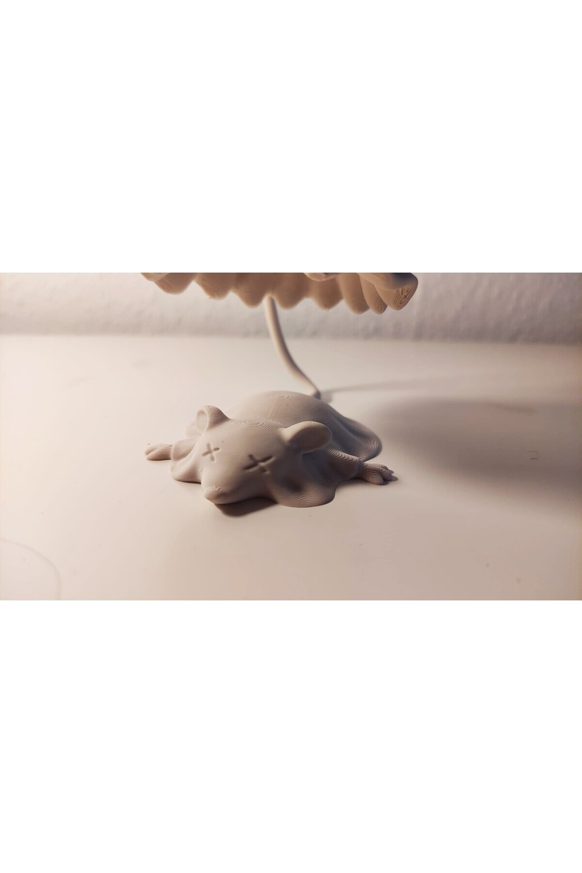 İllüzyon Yaratan Uçan Kedi - Özel Tasarım 3D Baskı - 3D Baskı 14 CM Yükseklik