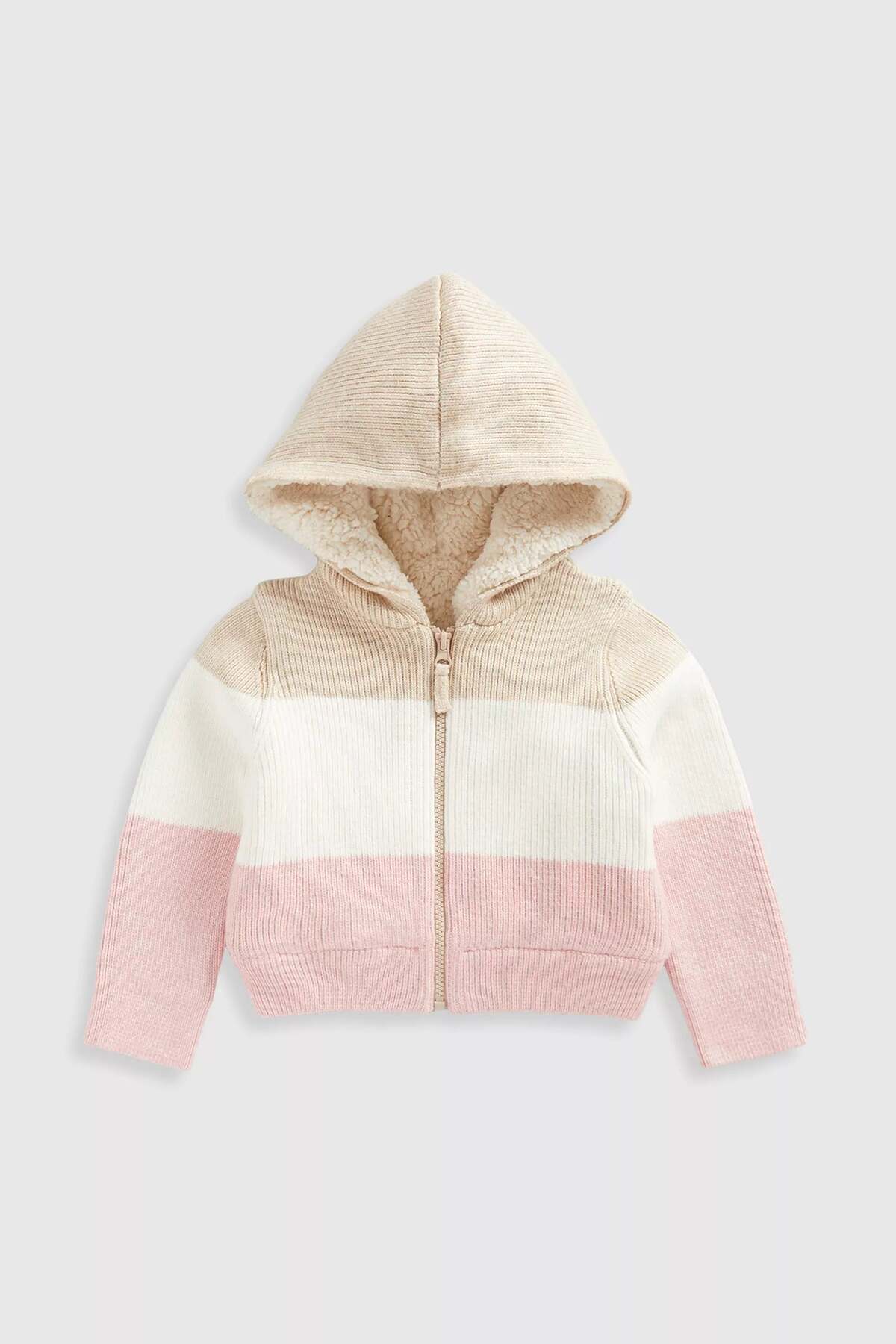 MOTHERCARE Striped Knitted Hoodie