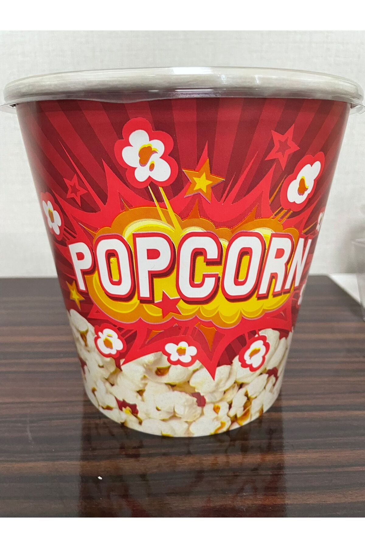 Genel Markalar 2500 CC 85OZ Popcorn Misir Kovasi Kapakli 10 Adet — Koksal Pack — Yemek Kabı