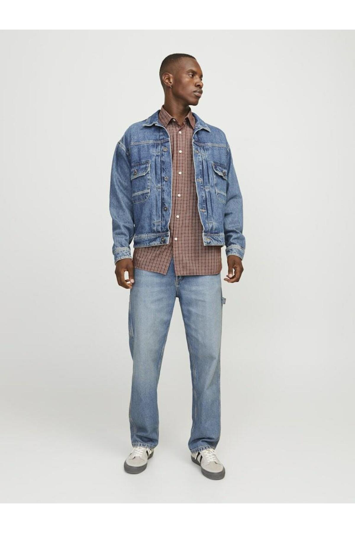 شلوار جین مردانه راسته فاق نرمال | جک اند جونز Jack & Jones 12261926 - تصویر 3