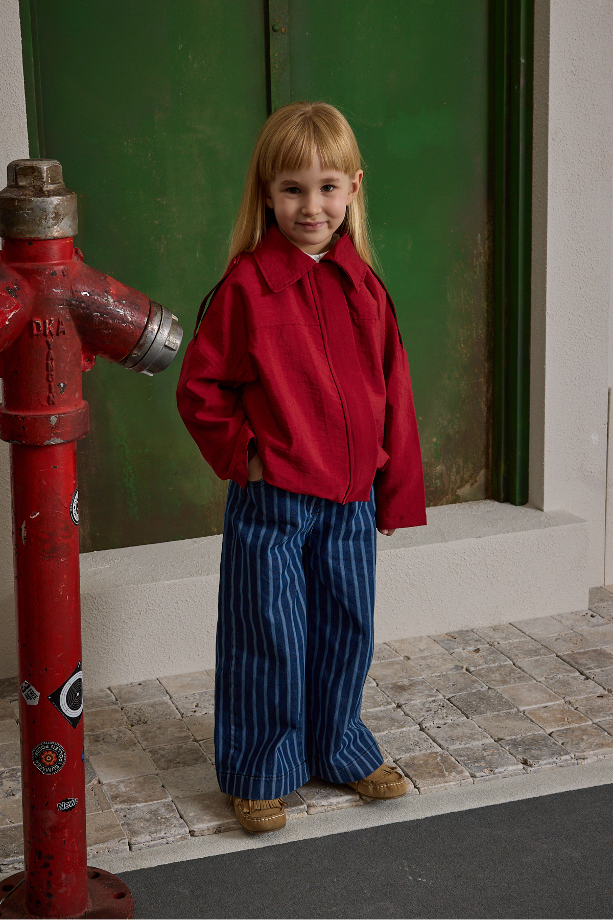 Fahhar Kids Apoletli Bomb Ceket Kırmızı fotoğrafı 7 (önizleme)
