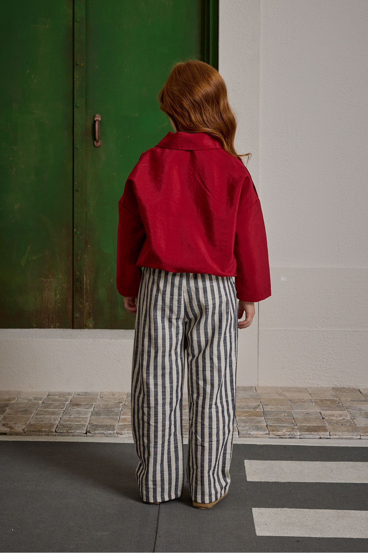 Fahhar Kids Apoletli Bomb Ceket Kırmızı fotoğrafı 3 (önizleme)