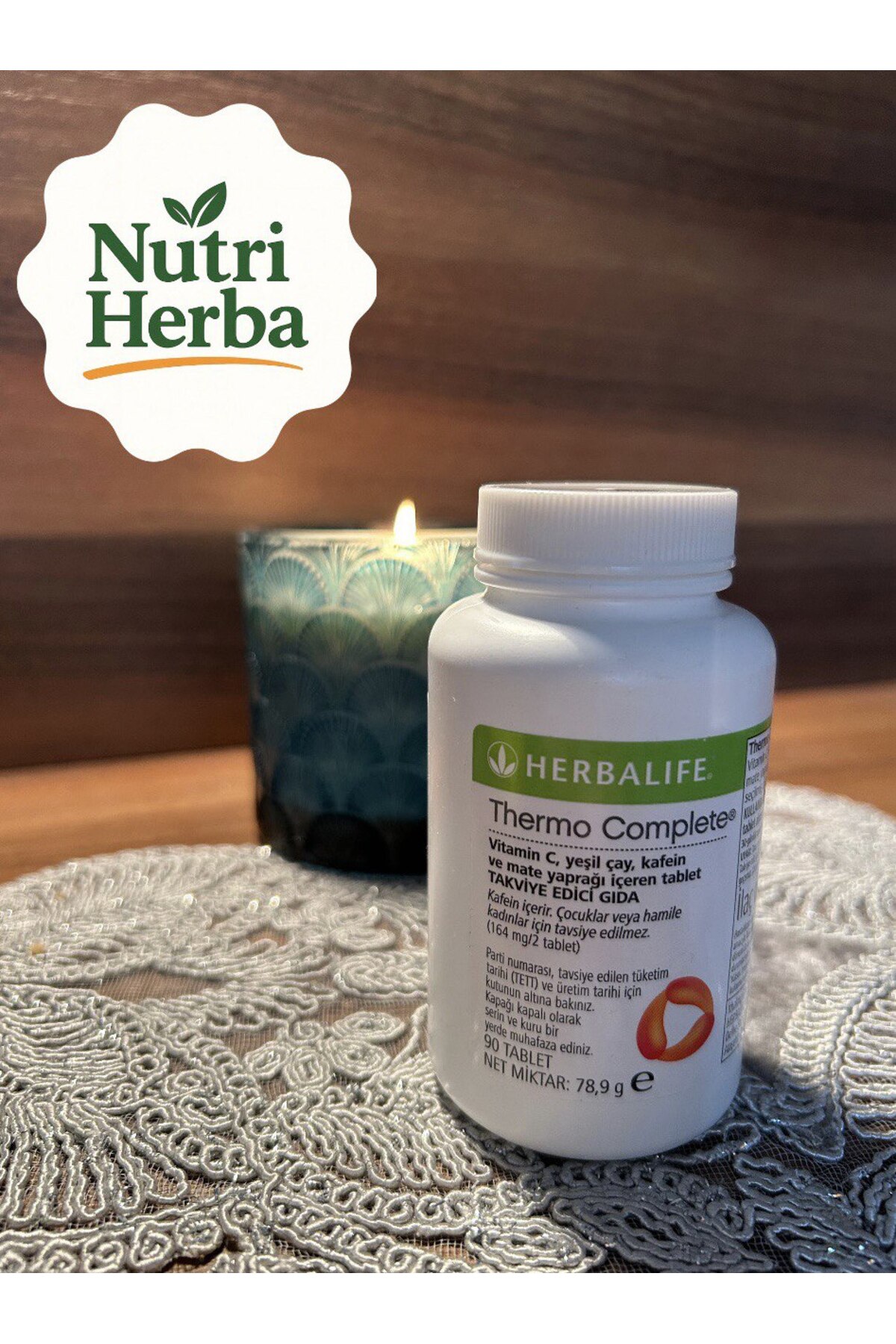 健康・医学 NUTRITIONAL HEALING Herbalife Thermo Complete 90 Tablet, Vitamin C, Yeşil Çay ve