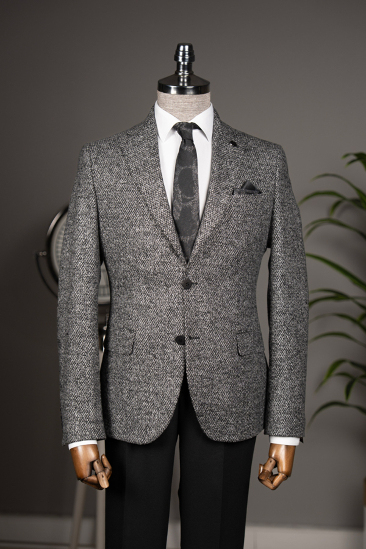 Tailor Ayhan Slim Fit Mono Neck Classic Jacket