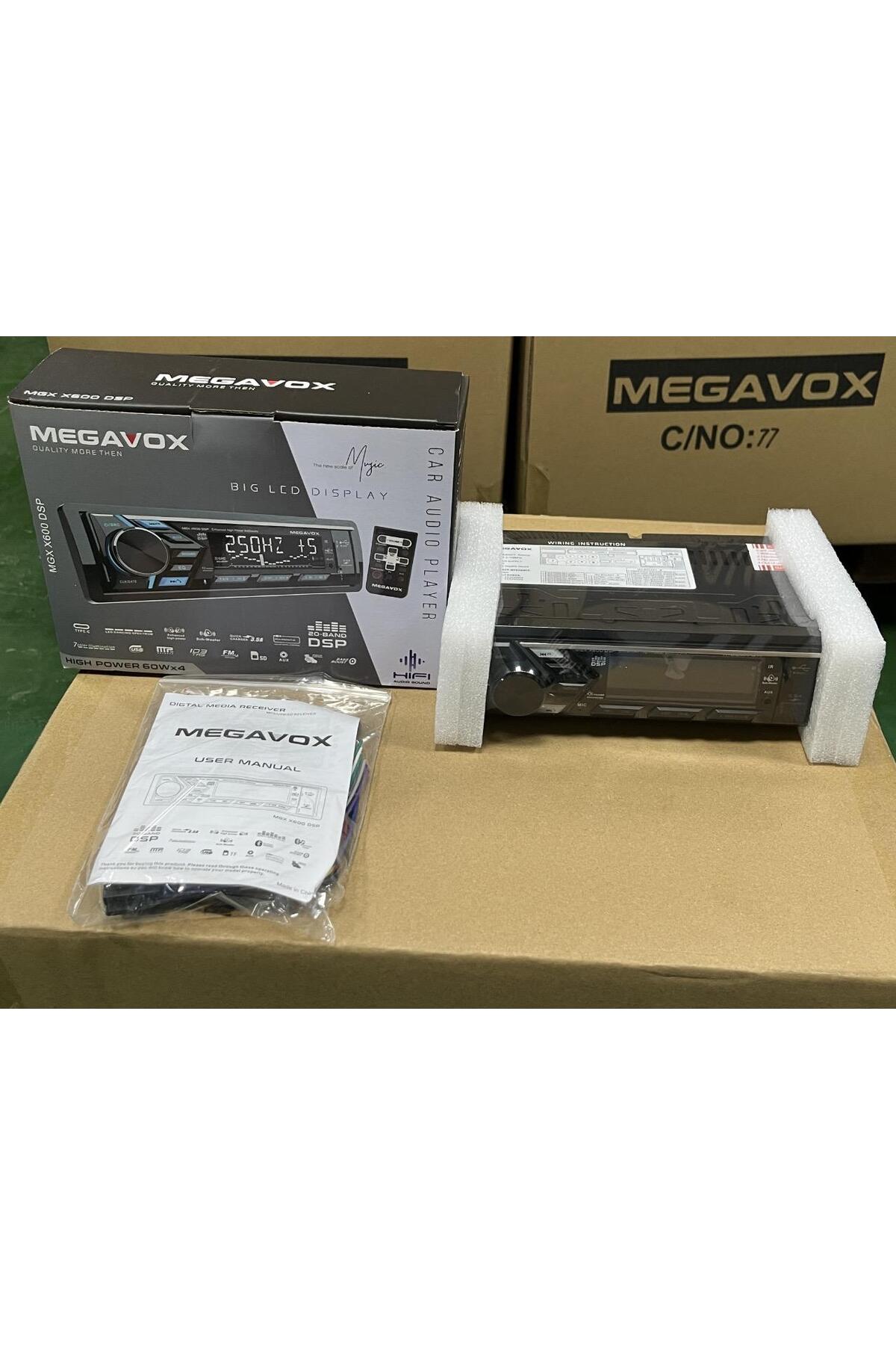 woodstar MEGAVOX MGX-X600DSP CAR AUDIO PLAYER - Fiyatı, Yorumları