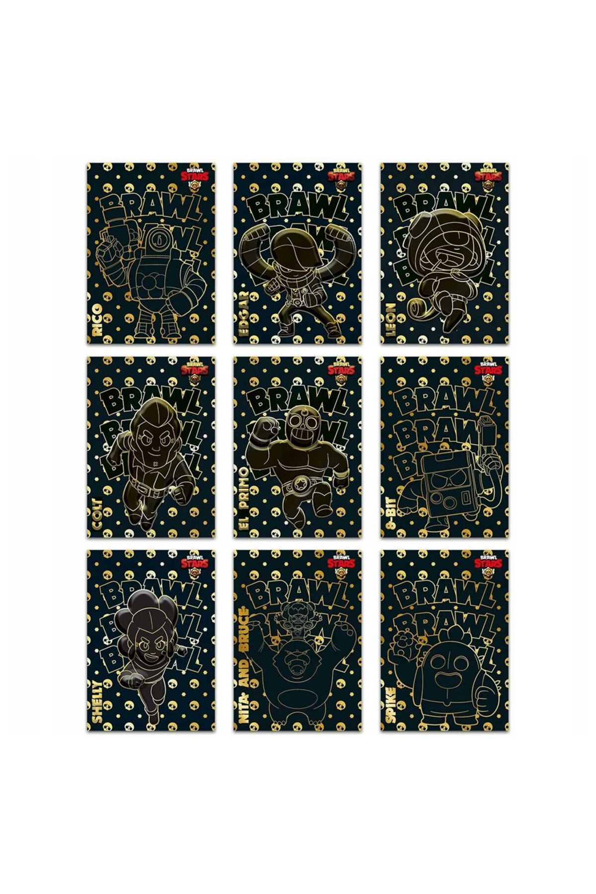 hediyecik Panini Brawl Stars Oyun Kartları Albüm Seti (24 Adet Kart 3 Limited Edition Kart) fotoğrafı 6 (önizleme)