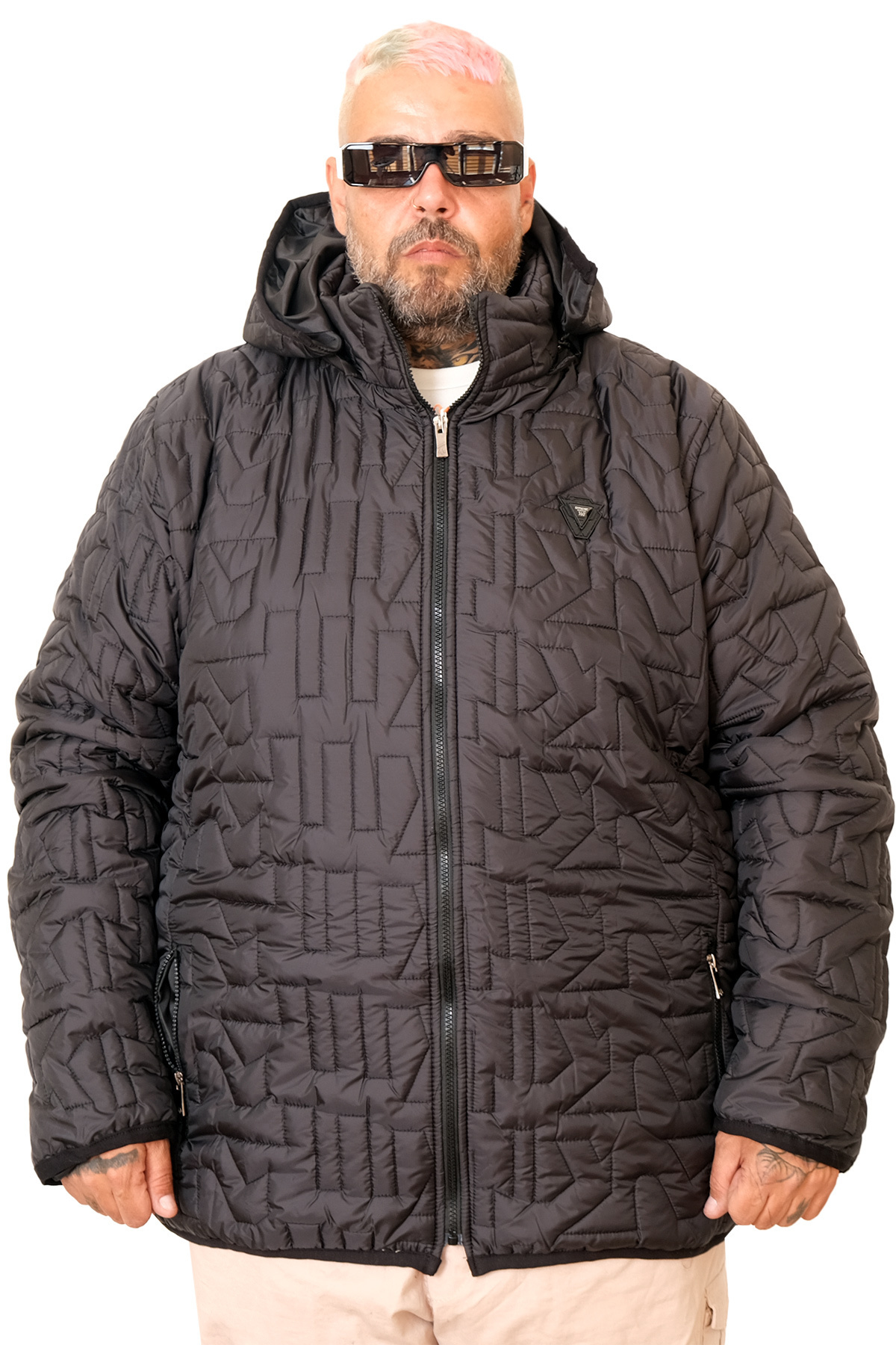 ModeXL Mode XL Erkek Büyük Beden Mont Kapşonlu U25703