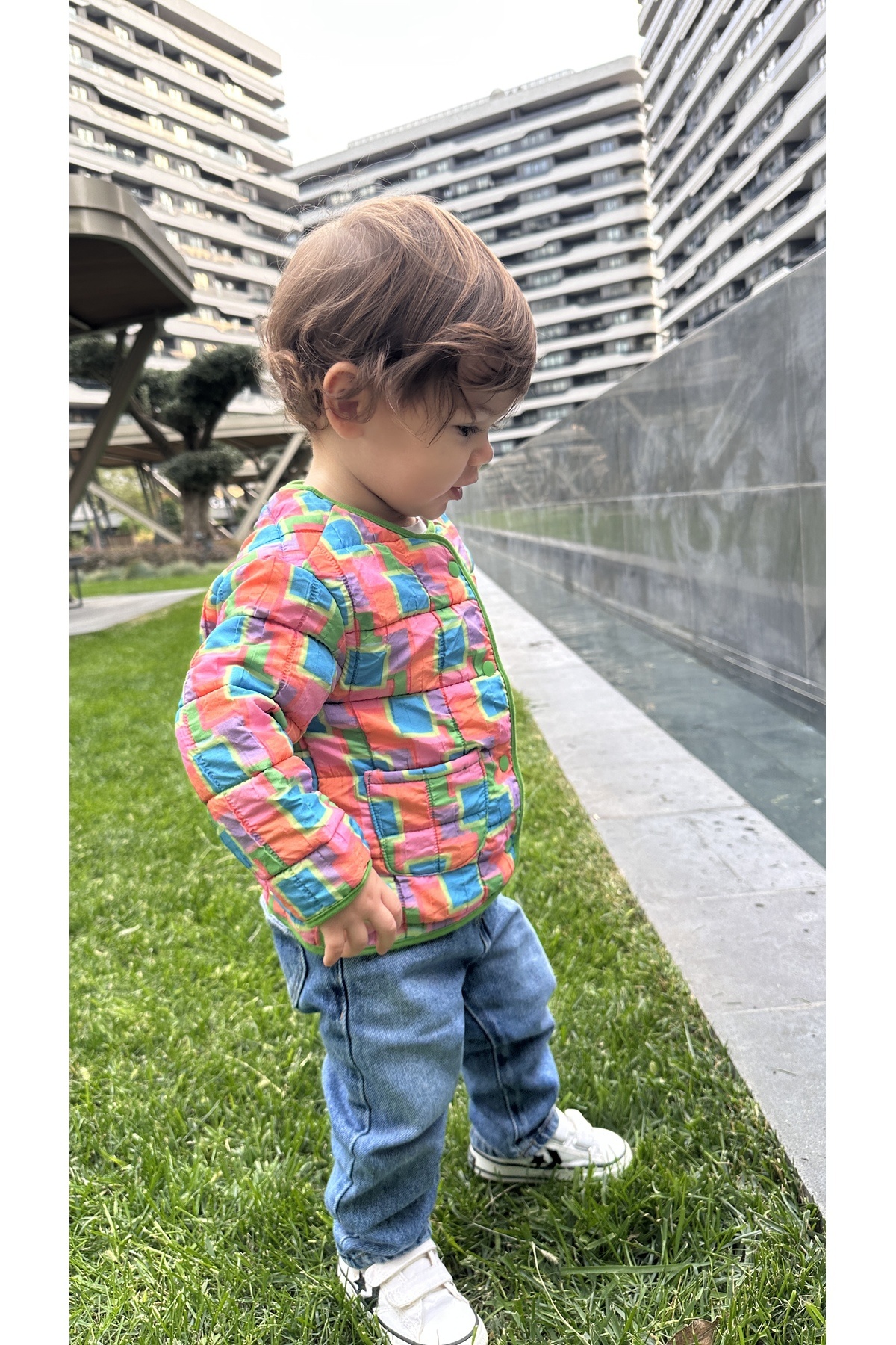 BabyDia Mevsimlik Renkli Kapitone Mont fotoğrafı 2 (önizleme)