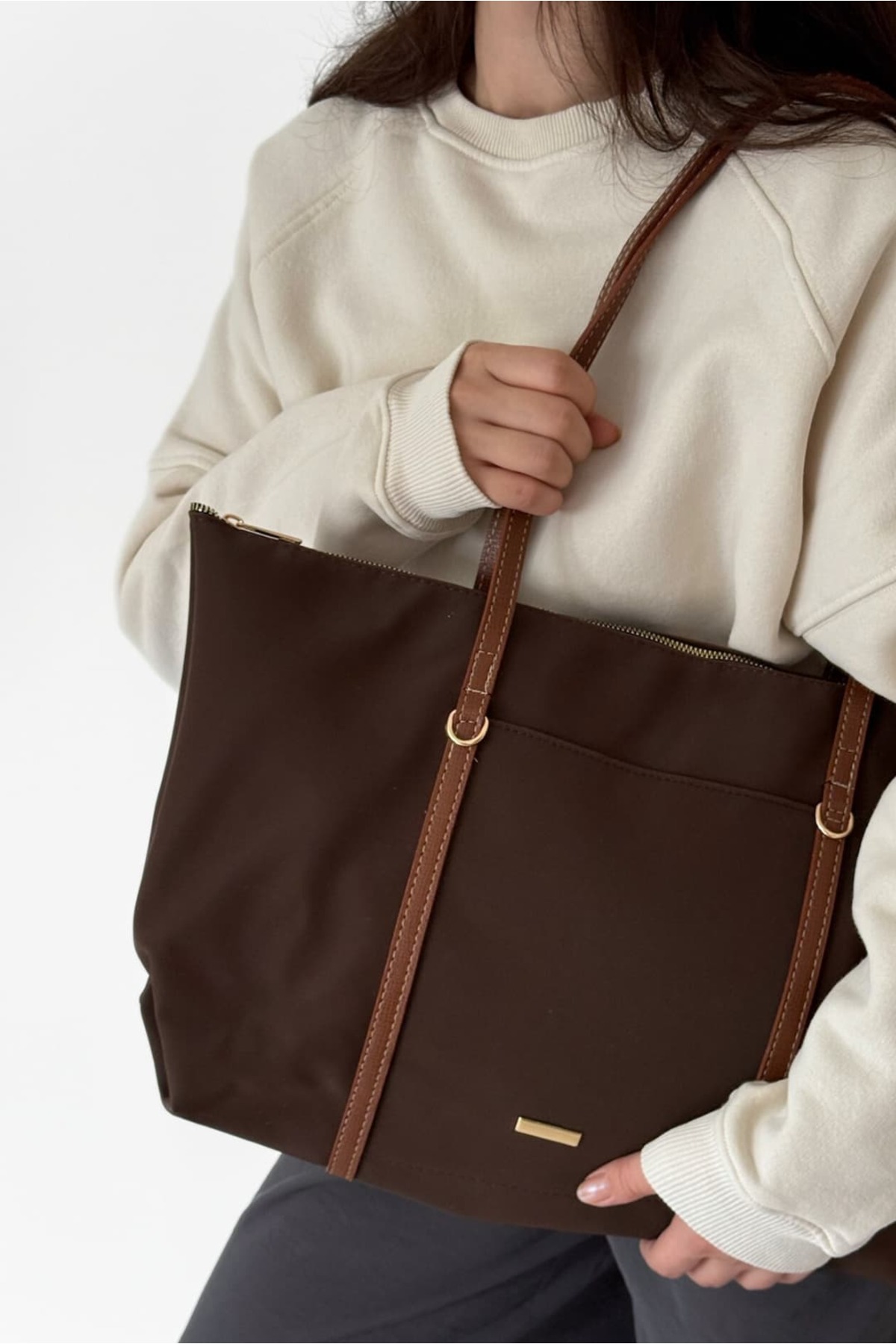 Yuka Atelier Liora Shopper Çanta görsel 4