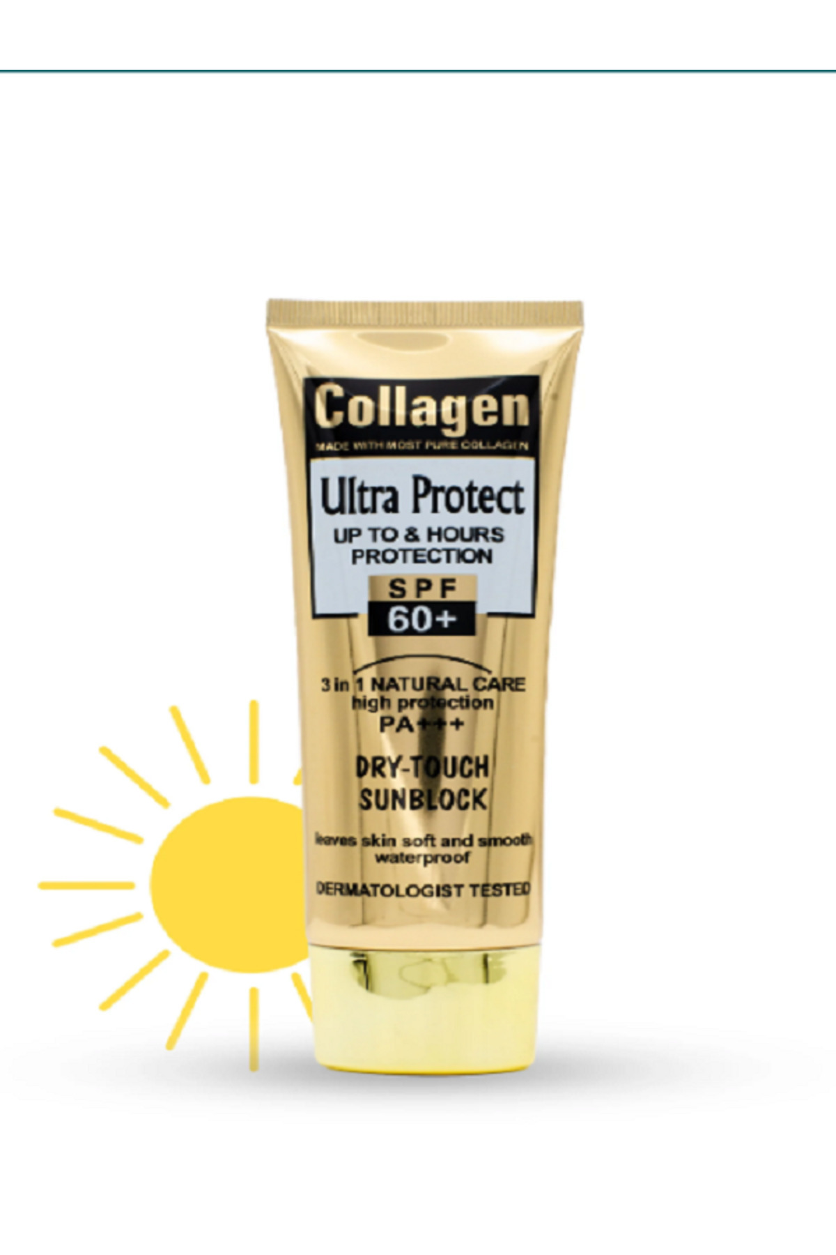 Fruit the of Wokali Yaşlanma Karşıtı Collagen Ultra Protect SPF 60+ 3 İN 1 Yüksek Koruma Güneş Kremi 100 ML Yüz & Vücut