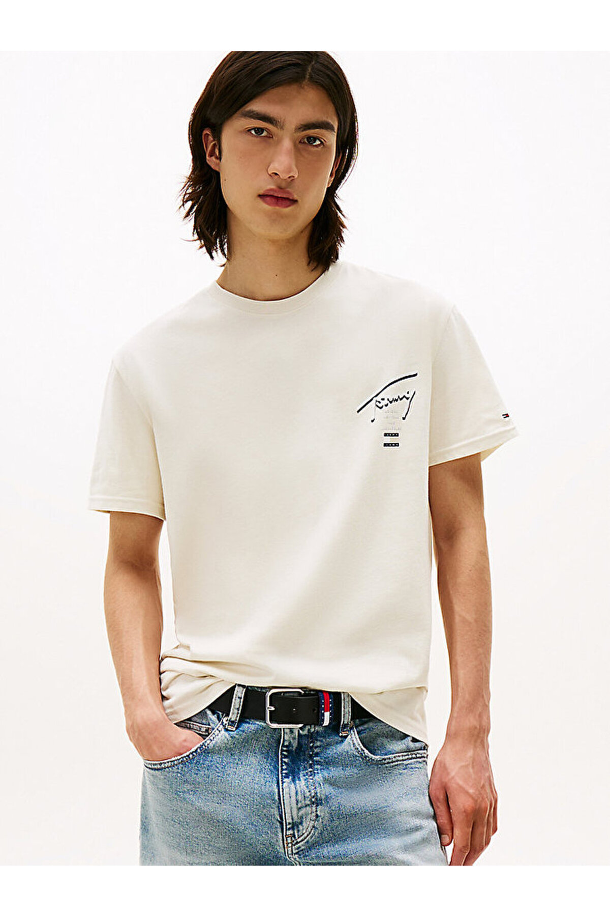 تامی هیلفیگر تی شرت مردانه طرح tjm کد 1001