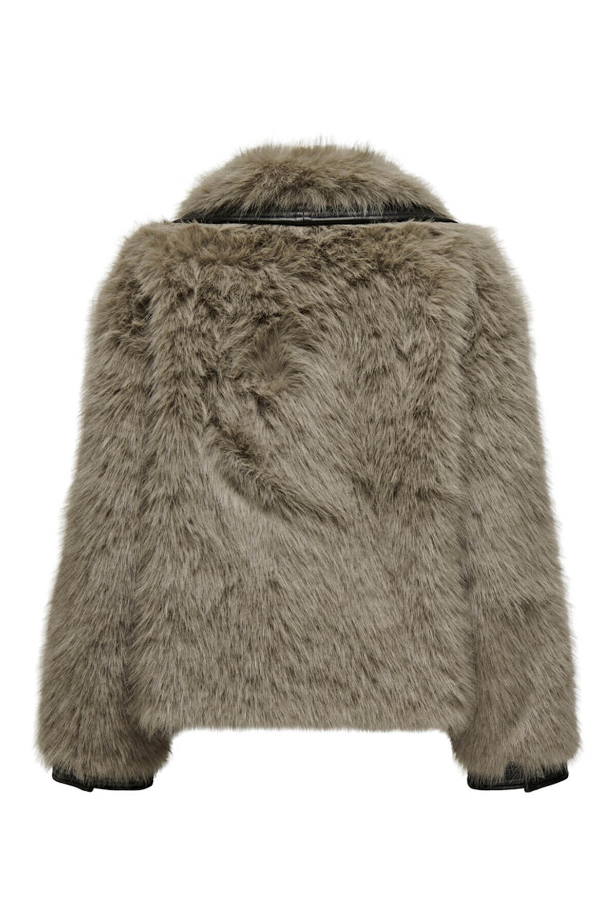 ONLY Onlpisa Fur Bej Kadın Mont 15330273 görsel 2