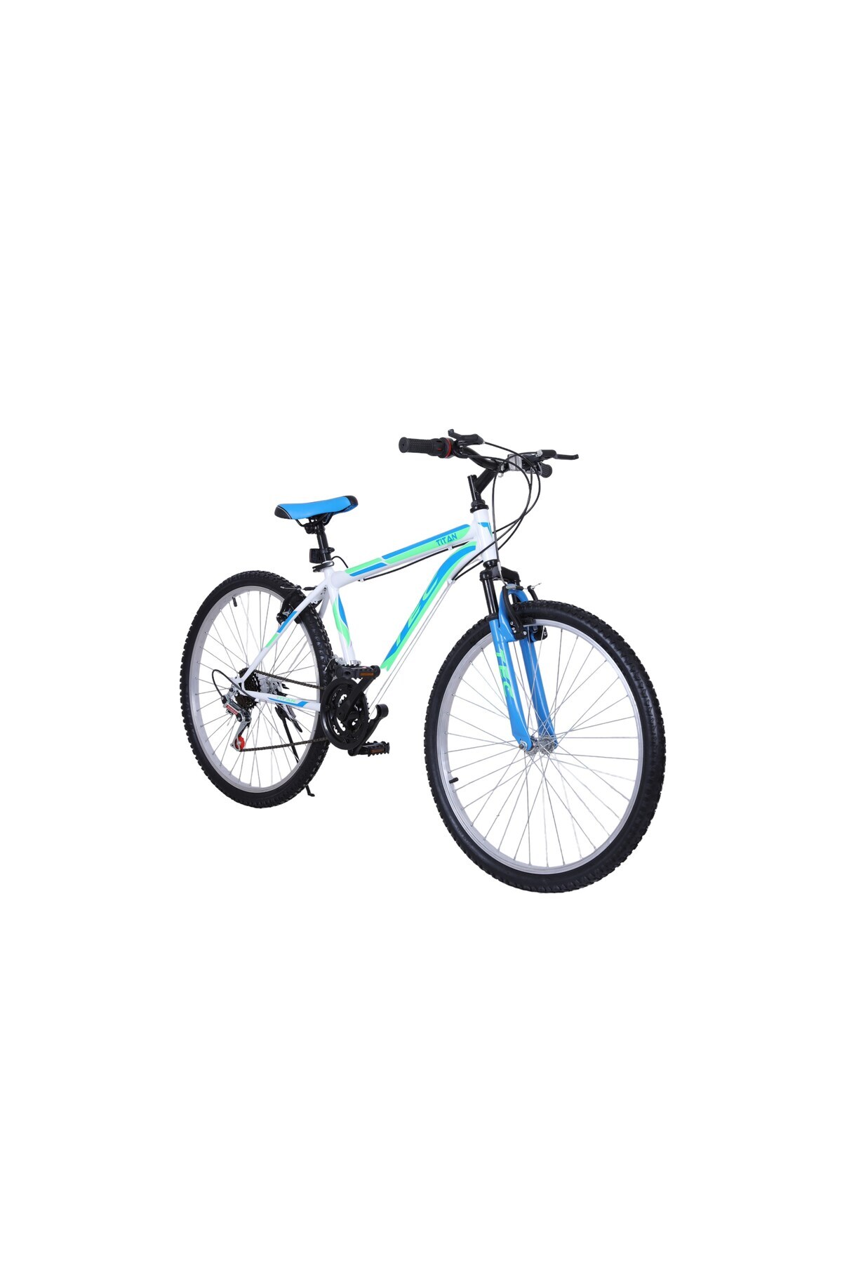 OEM Belderia Tec Titan 24 Jant 21 Vites Dağ Bisikleti 48 Cm Mavi / Yeşil