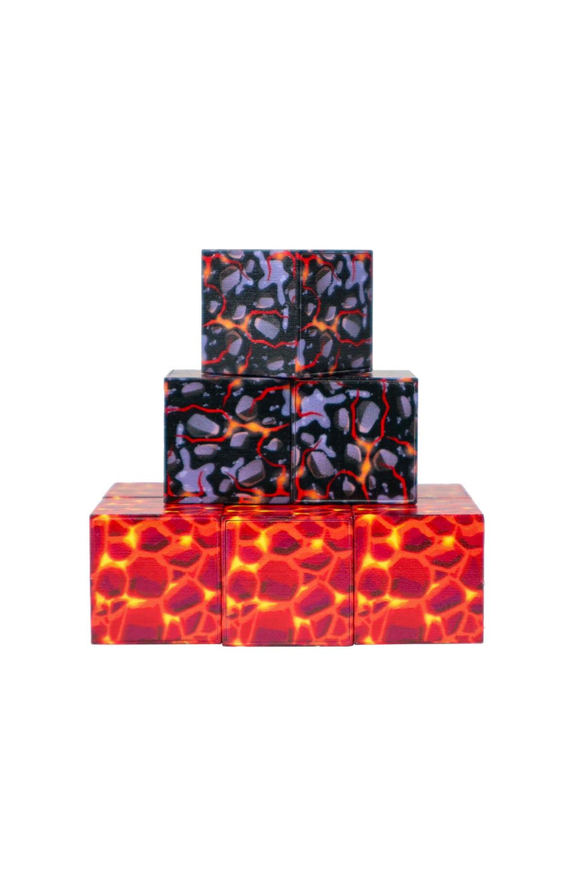 مگاکرافت بلوک‌های مغناطیسی ۹ تکه - طرح لاوا