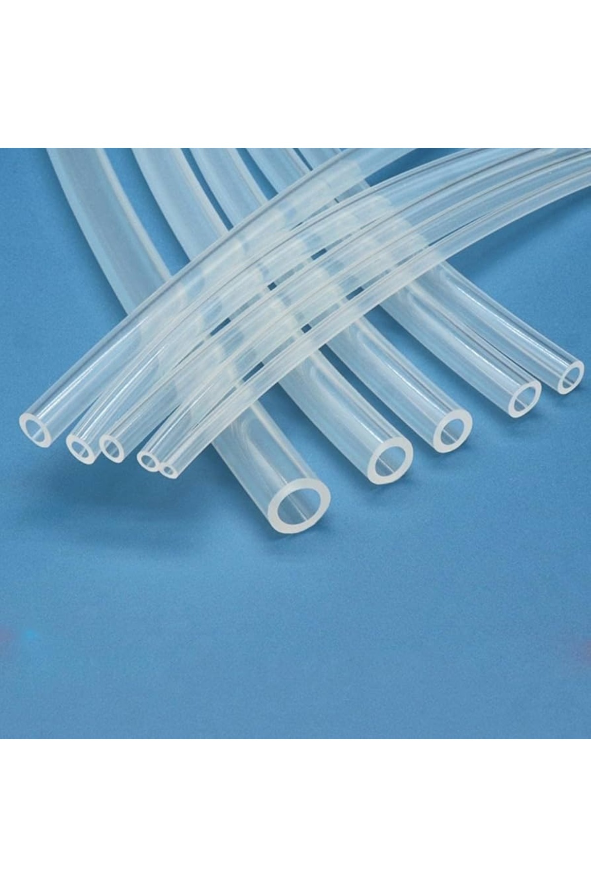 DYZER Gıda Sınıfı Silikon Hortum 6x9 5 metre (İç Çap: 6 mm Dış Çap: 9 mm)