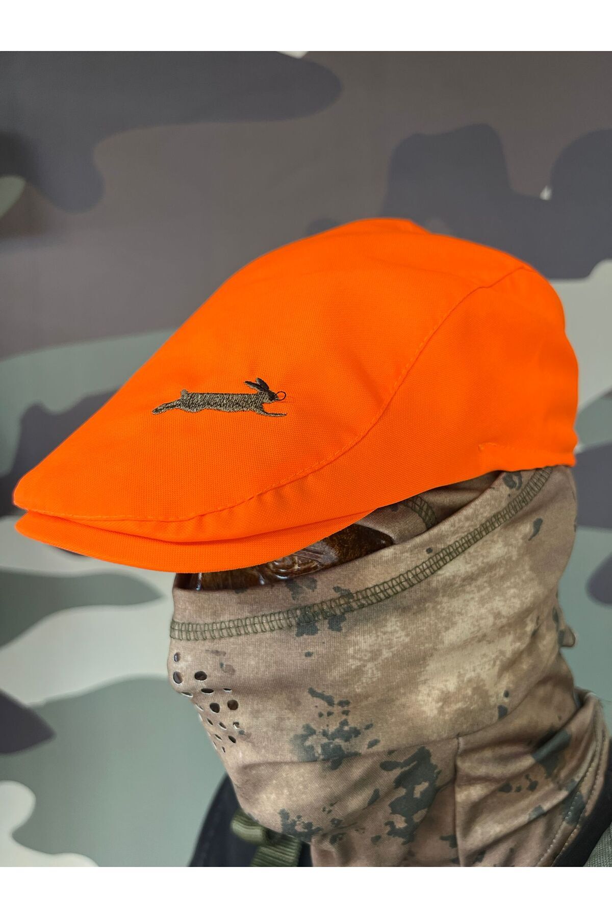 Khotso Tavşan Desenli Avcı Şapkası