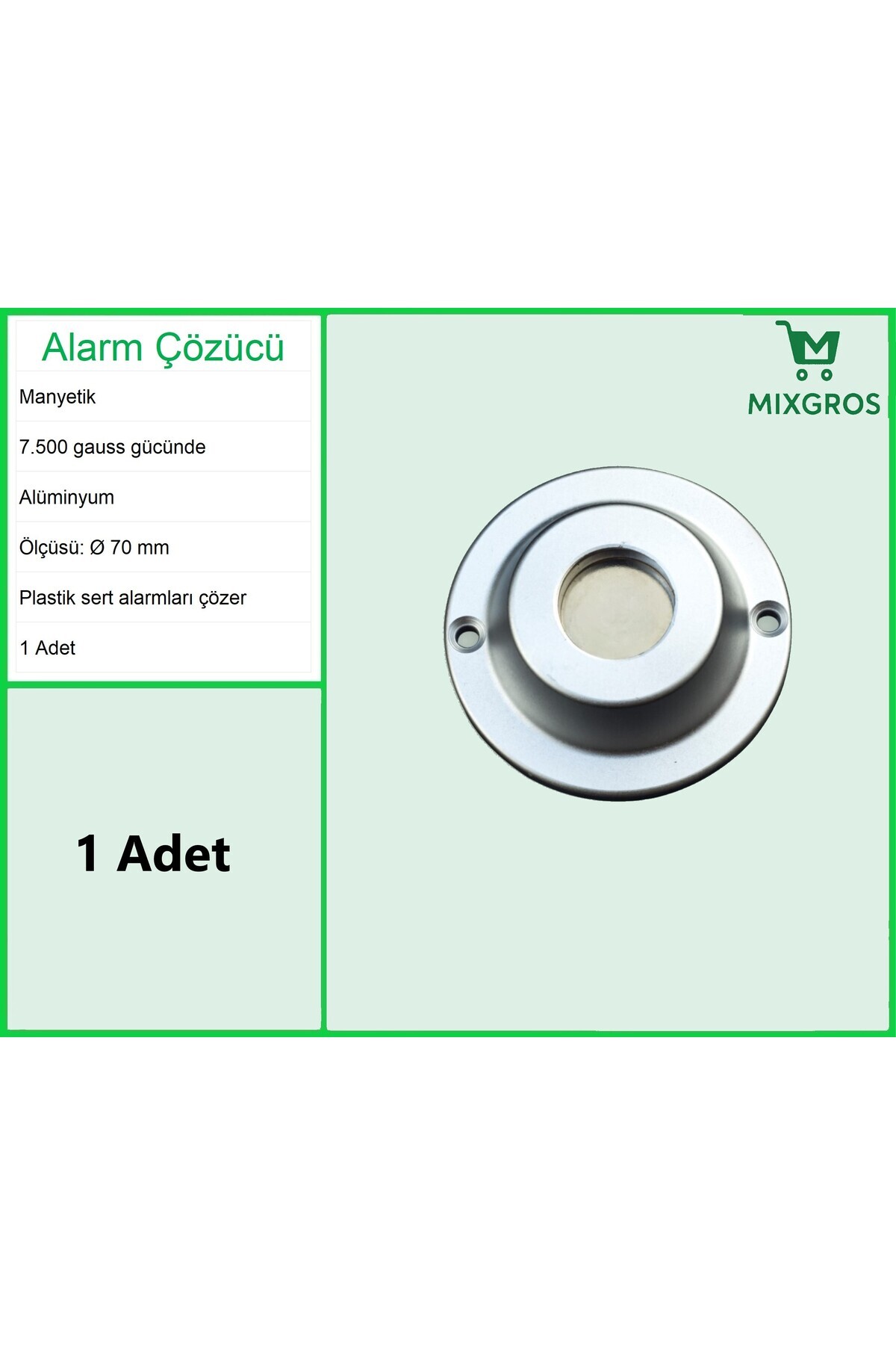 MİXGROS Standart Alarm Etiketi Çözücü Sökücü