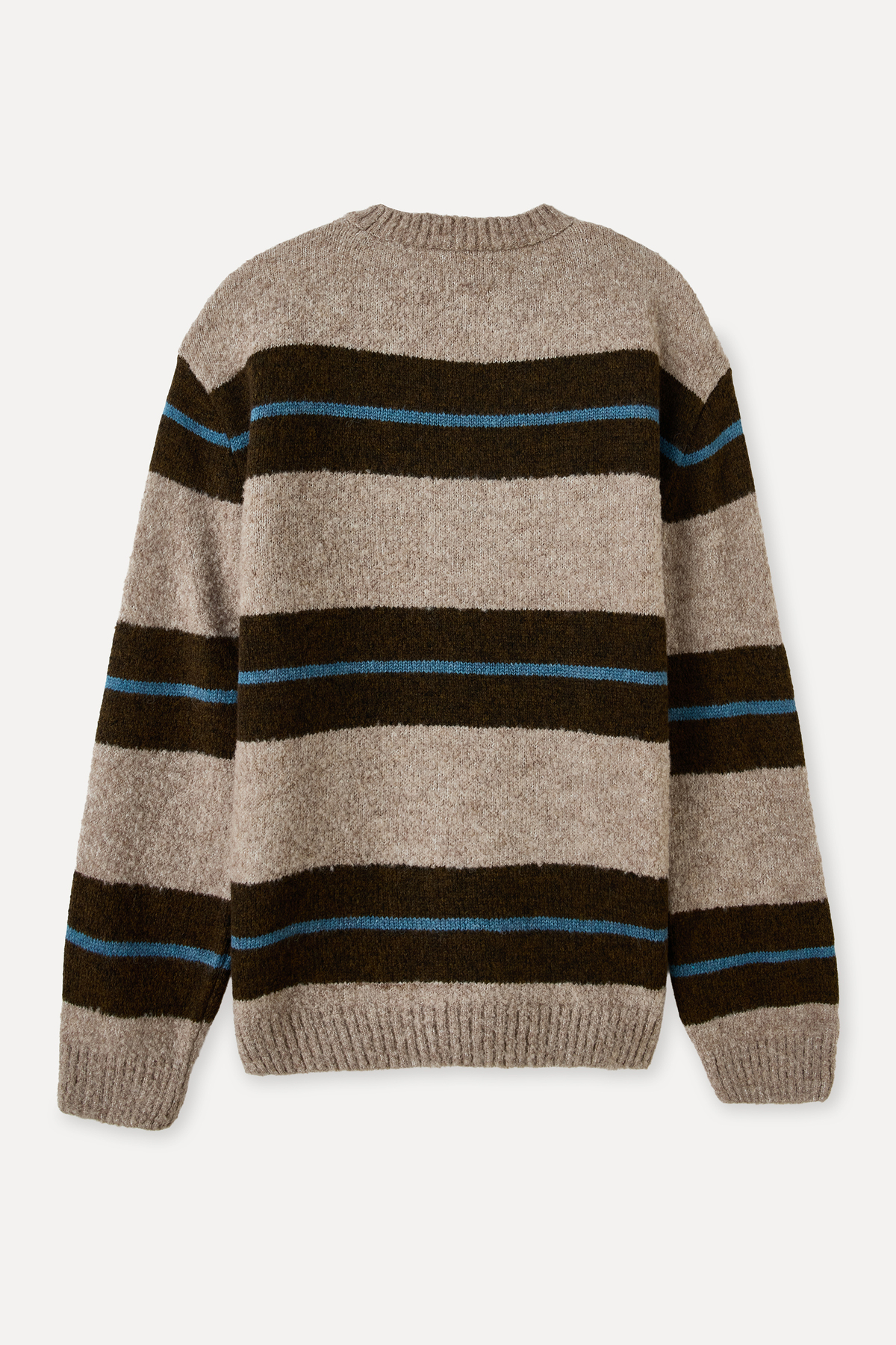 Mudo  LOOSE FIT ÇİZGİLİ YÜN KARIŞIMLI KAZAK - Görsel 2