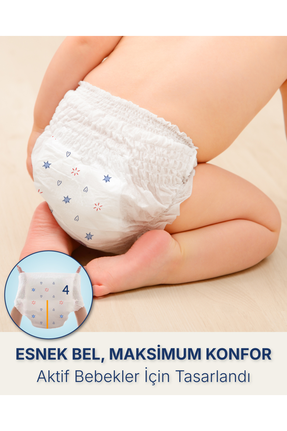 Paddlers Külot Bebek Bezi 4 Numara Maxi 90 Adet (7-14 Kg) Ekstra Fırsat Paketi fotoğrafı 5 (önizleme)