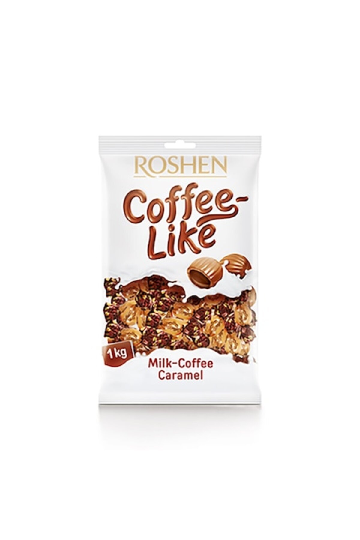Roshen Coffee Like, bomboane cu cafea cu lapte și caramel, 1Kg