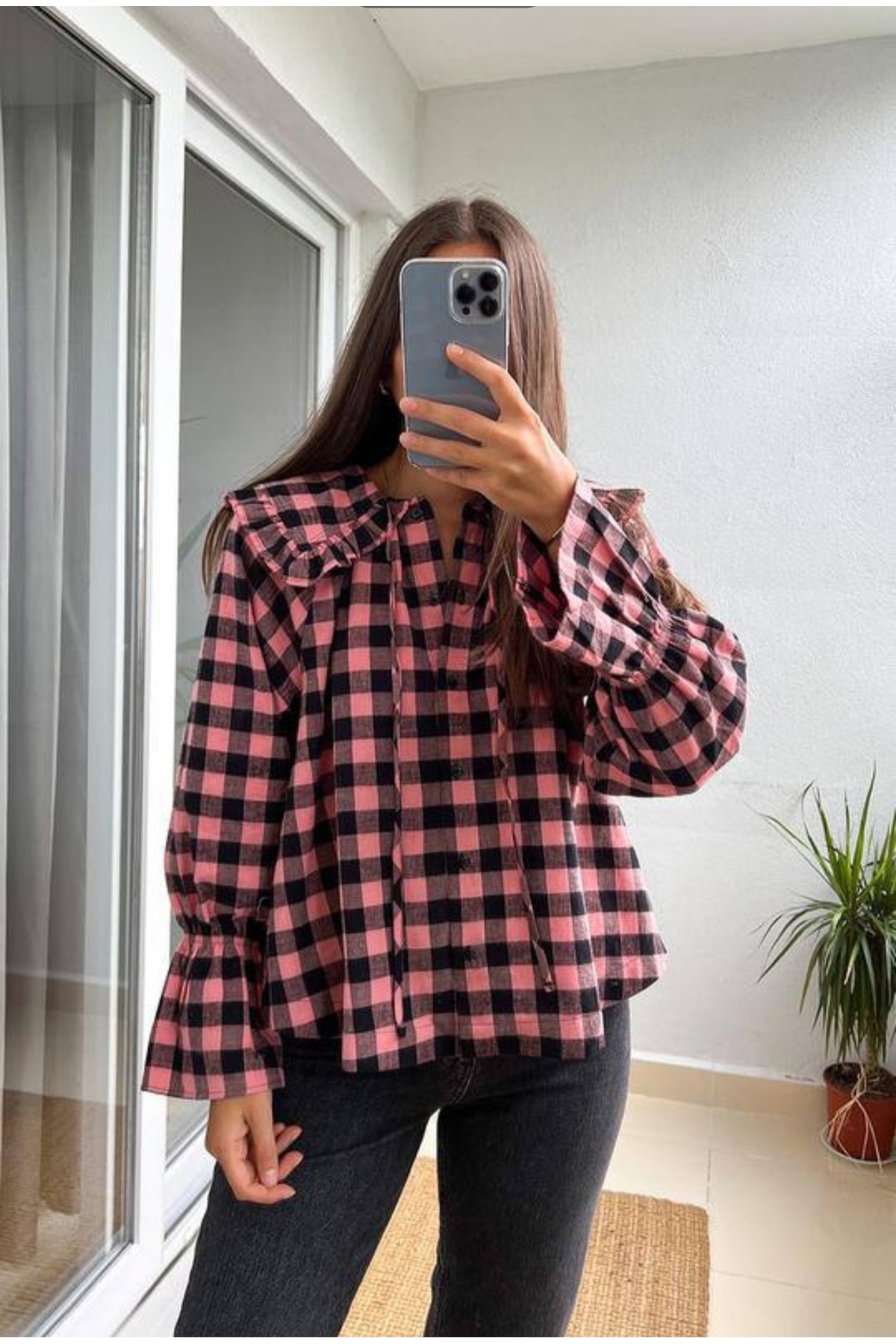 TopShop Ekose tarz gömlek