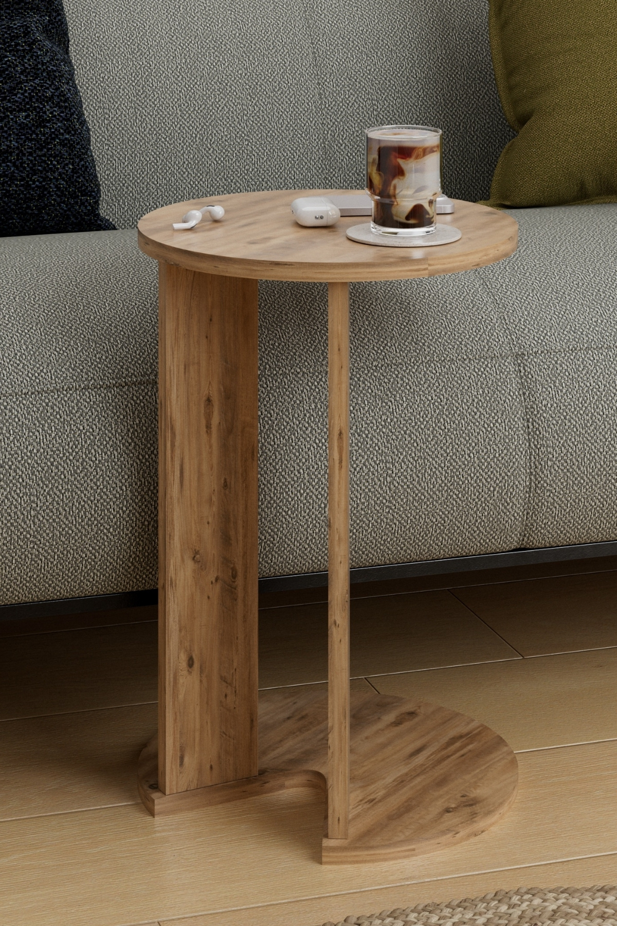 Skandi homeworks Cake C Sehpa Koltuk Sehpası Yan Sehpa Zigon Sehpa Servis Sehpası