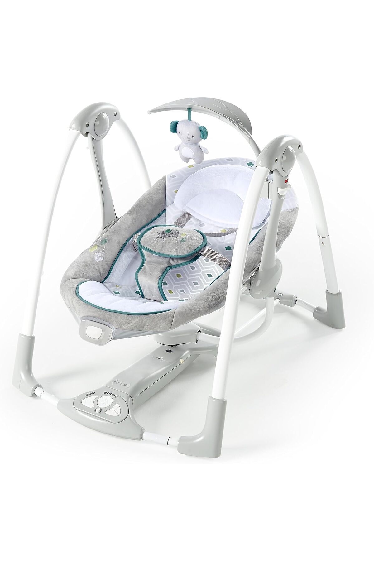 STOREMAX ConvertMe 2'si 1 Arada Kompakt Taşınabilir Bebek Salıncağı ve Bebek Koltuğu, Pille Çalışan Titr