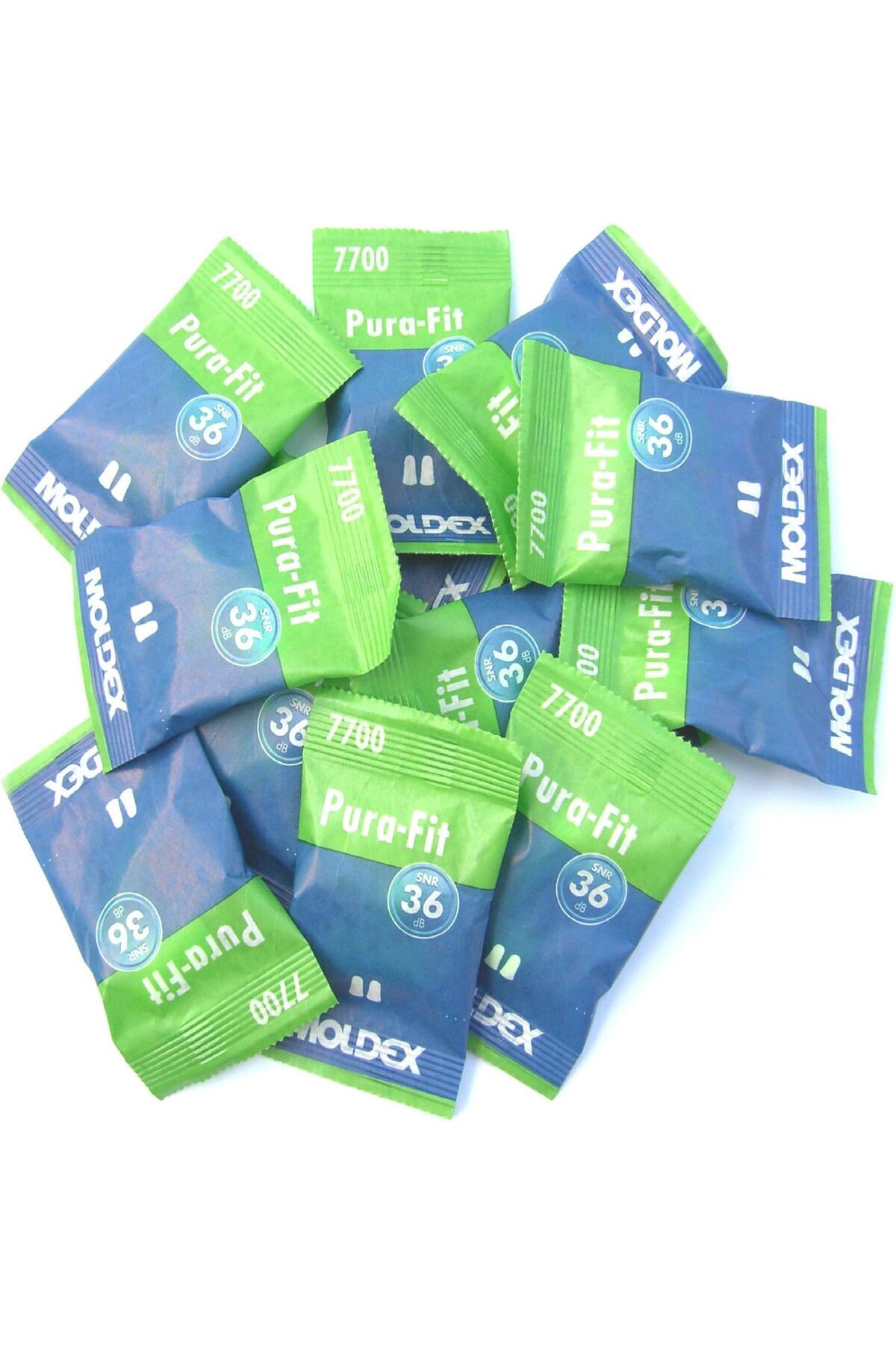 Mena Rise Fit 7700 7700 -Fit yumuşak köpük-Kulak tıkacı, SNR: 36 dB 10 Pairs 7700 1027645