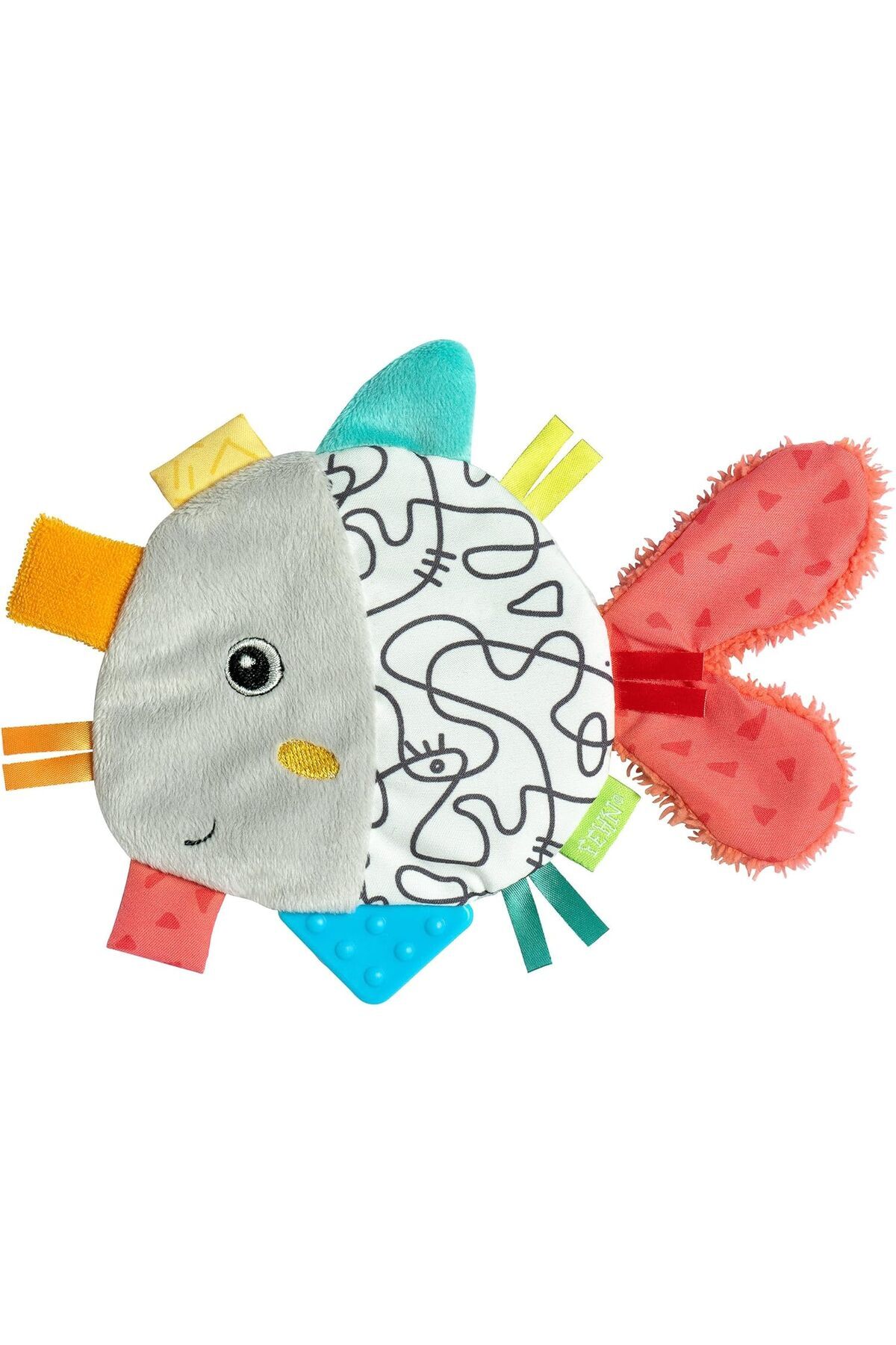 STOREMAX çıtırtılı balık – kavrama ve oynama için hışırtılı bebek aktivite oyuncağı - 0+ büyük bebekler ve kü