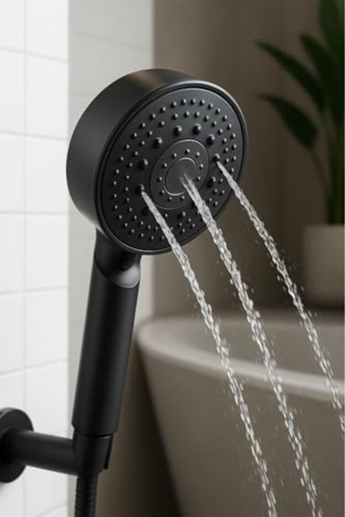 Yıldızan Store Siyah Duş Başlığı – Yüksek Basınçlı, Su Tasarruflu, Kolay Montaj, Kireç Önleyici, Banyo Aksesu