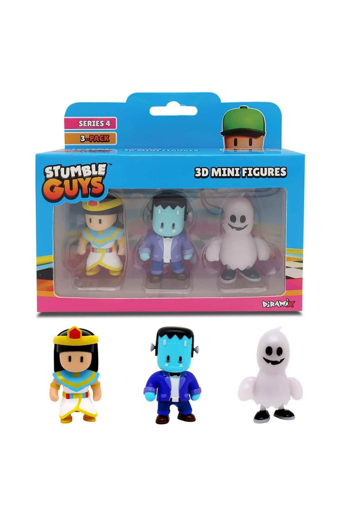 TOYFEST Stumble Guys 3'lü Mini Figür Seri 4 - Cleopatra