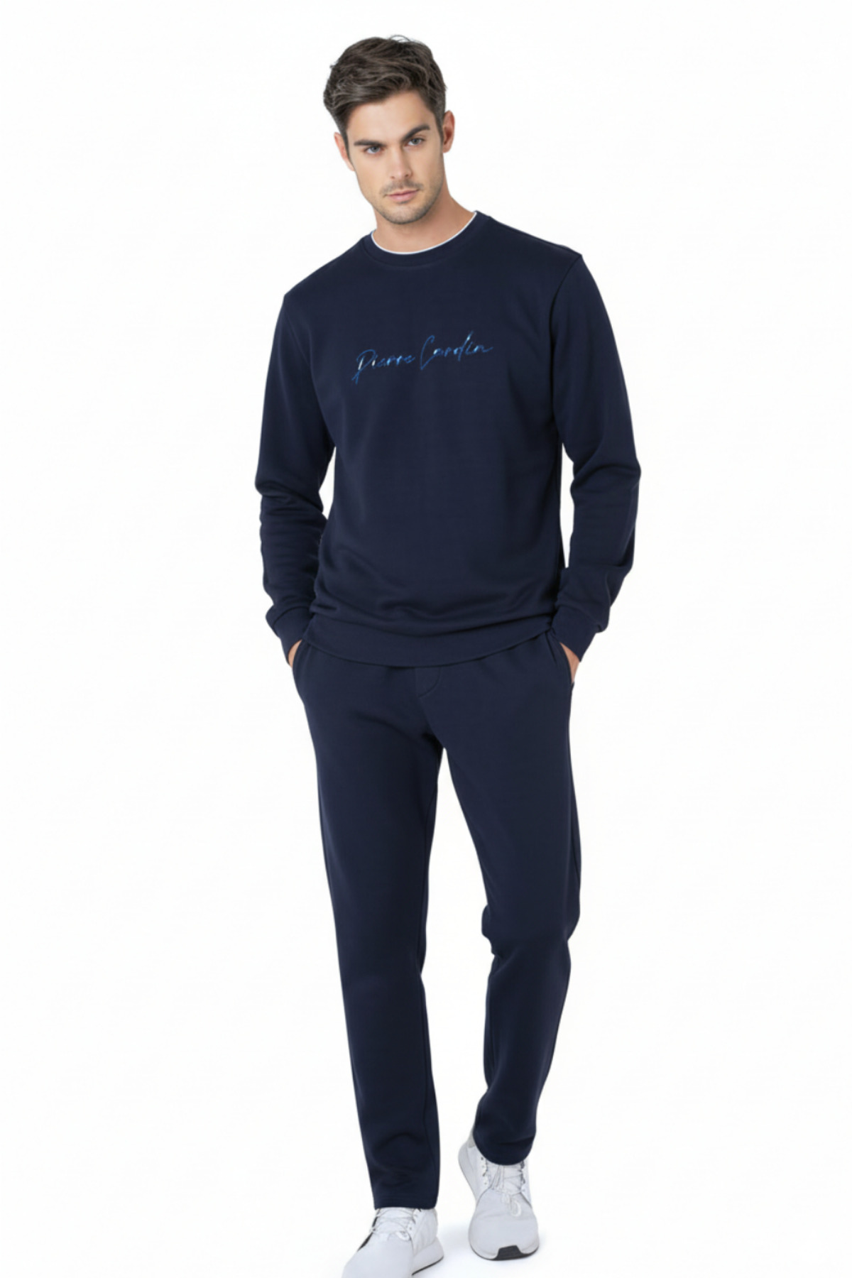 ست گرمکن ـ سویشرت و شلوار ورزشی مردانه راسته فاق نرمال آستین بلند | پیر کاردین Pierre Cardin VR..P25C.25Y.61..15.Y01 - تصویر 3