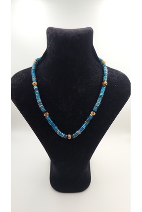 R G Handmade Design Apatit, Hematit ve Hurma Çekirdeği Taşlı El Yapımı Kadın ...