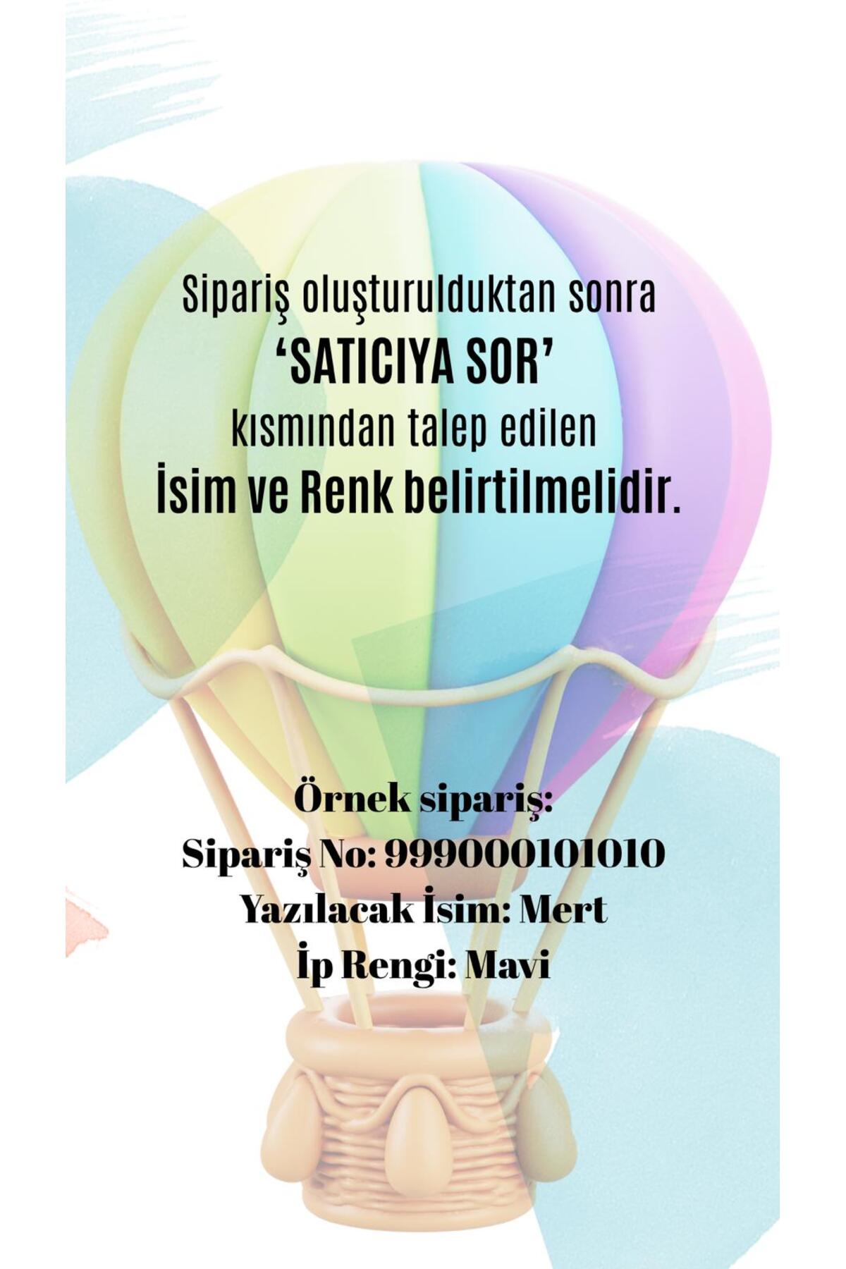 NOİSY TEKSTİL İsme Özel Nakışlı Müslin Puset Örtüsü | Fırfırlı | 2 Katlı | Beyaz | %100 Pamuk fotoğrafı 3 (önizleme)