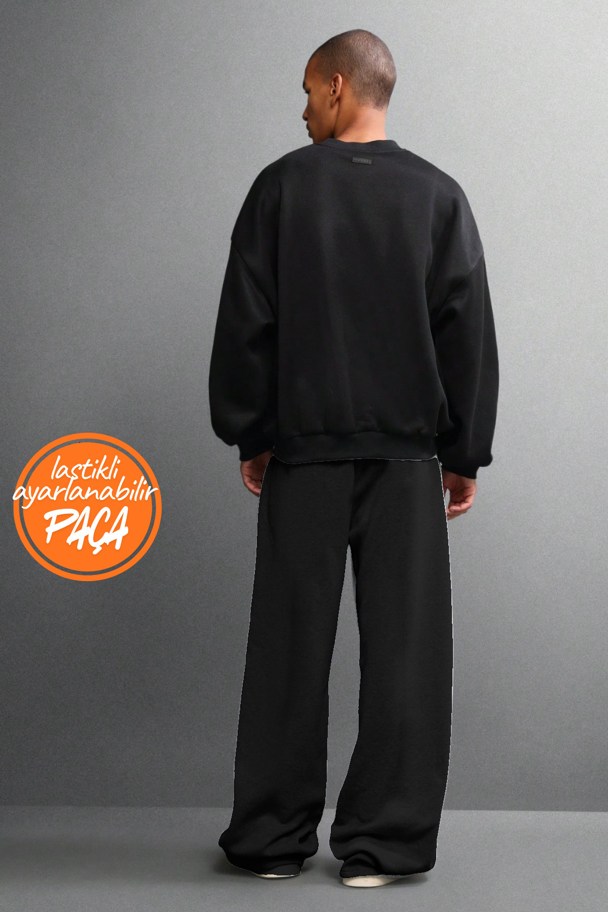 BSBSPOR Baggy Bol Eşofman Altı İki Stil ; İster Bol Paça İster Dar Paça Erkek Kadın Unisex görsel 4