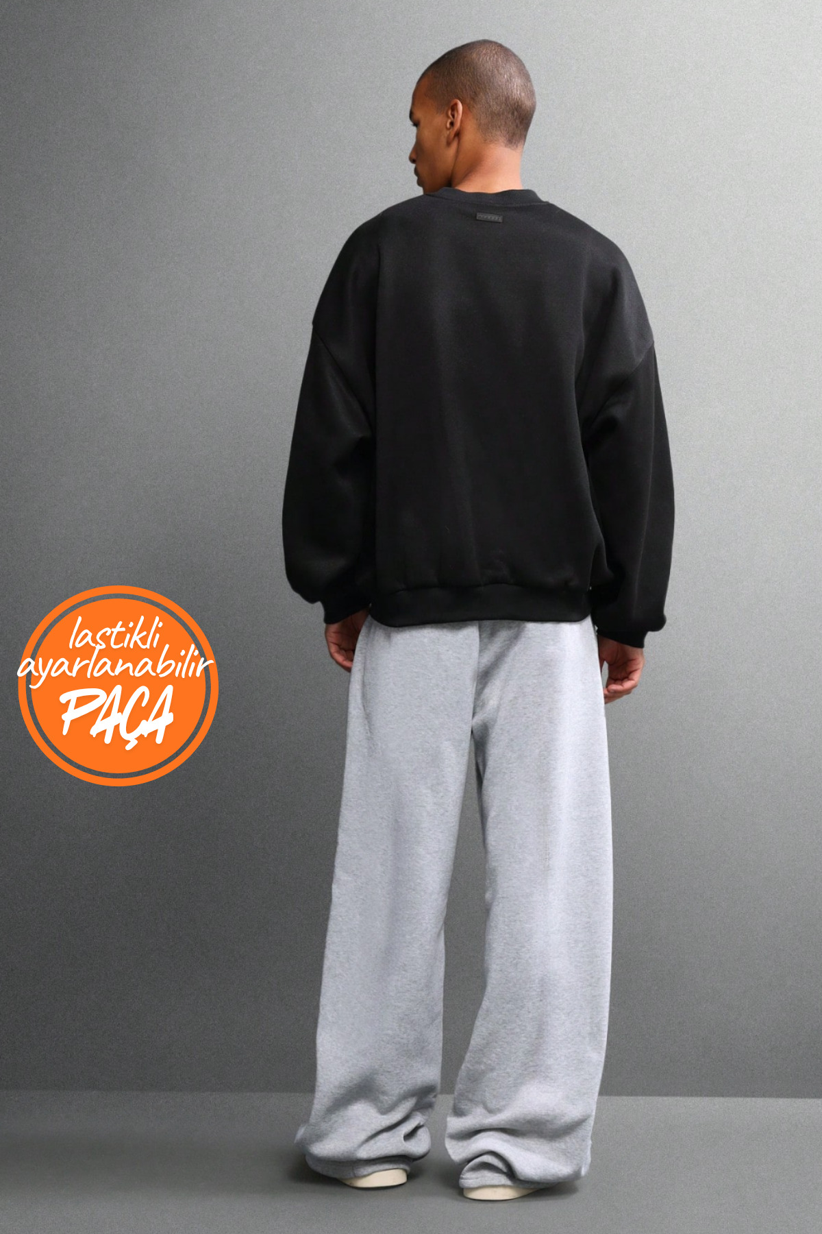 BSBSPOR Baggy Bol Eşofman Altı İki Stil ; İster Bol Paça İster Dar Paça Erkek Kadın Unisex görsel 5