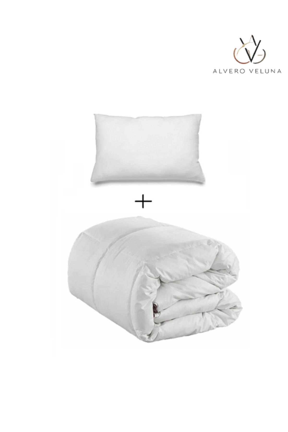 Alvero Veluna Pamuk Bebek İç Yorgan (100x150Cm) ve 1 Adet Pamuk Bebek Yastık ( 35×45 cm)