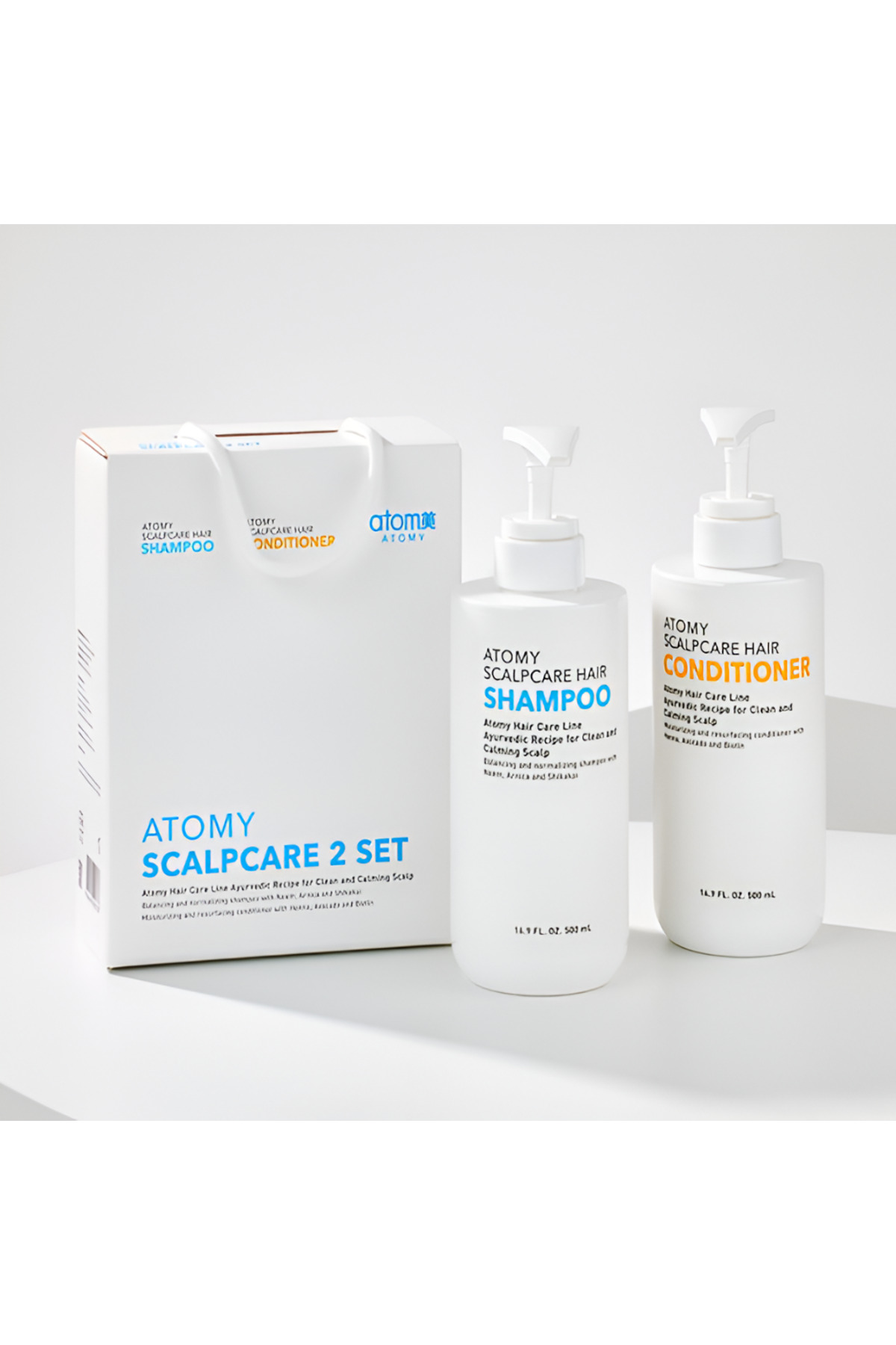 Atomy Scalpcare Set (Şampuan & Saç Kremi) – Güçlü, Sağlıklı ve Canlı Saçlar İçin — SETY887