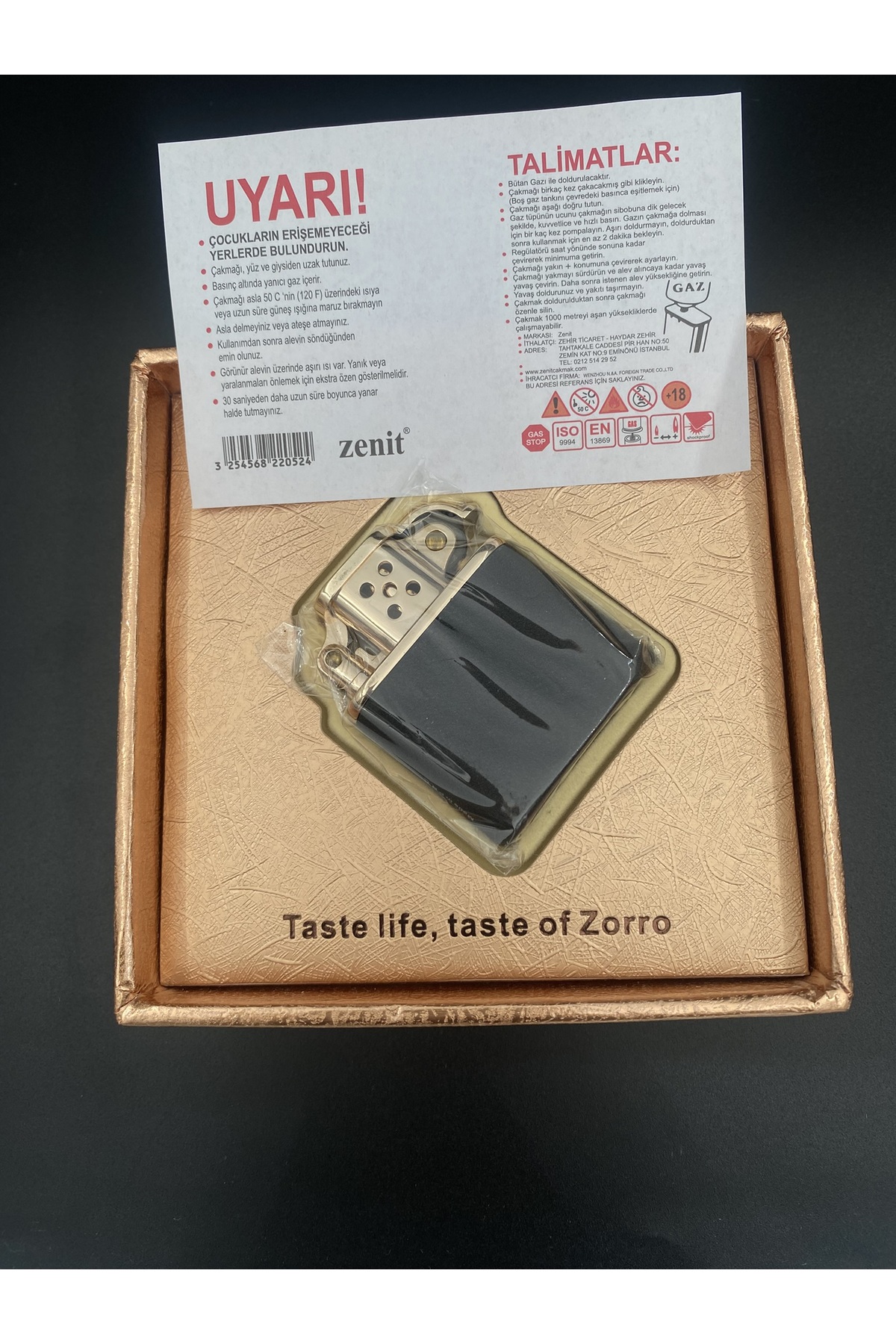Zorro 506 Orijinal Benzinli Çakmak - Fiyatı, Yorumları