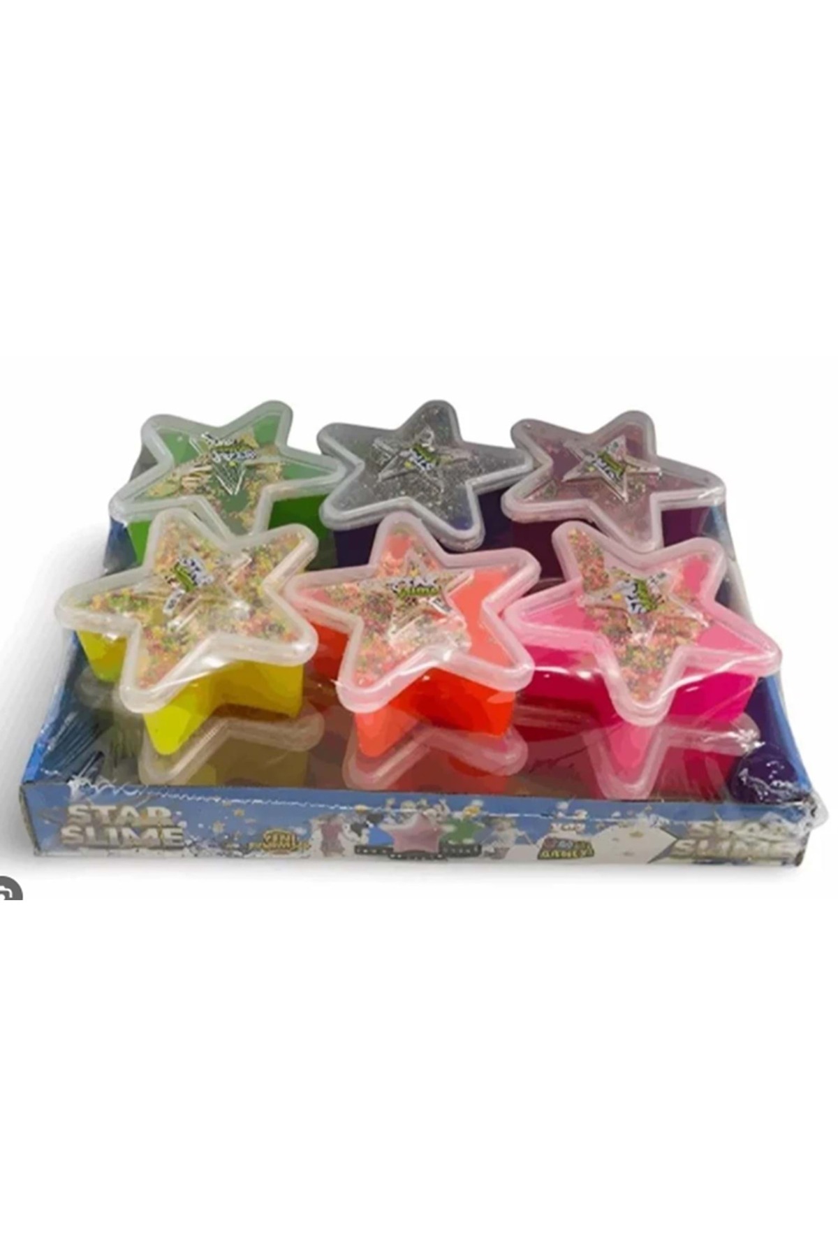ealoni 1 Adet random renk STAR SLİME YILDIZ 9752