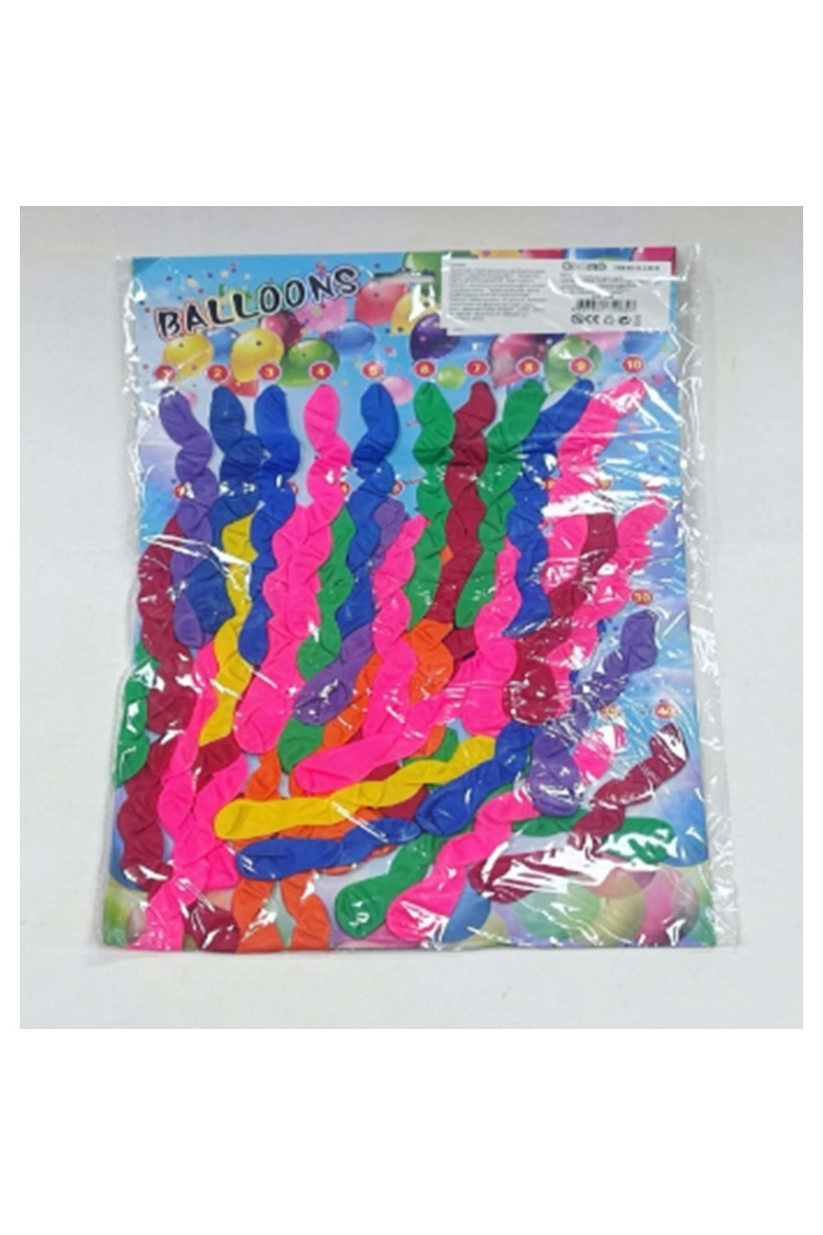 ealoni 10'LU BURGU BALON KARTELA OLG-BLN