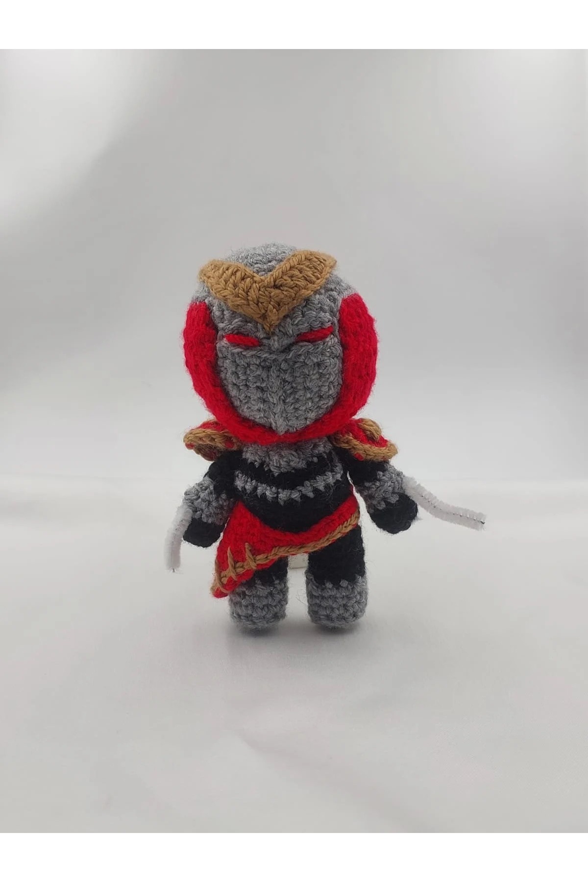 SLECrochet El Yapımı League of Legends ZED Amigurumi Oyuncak