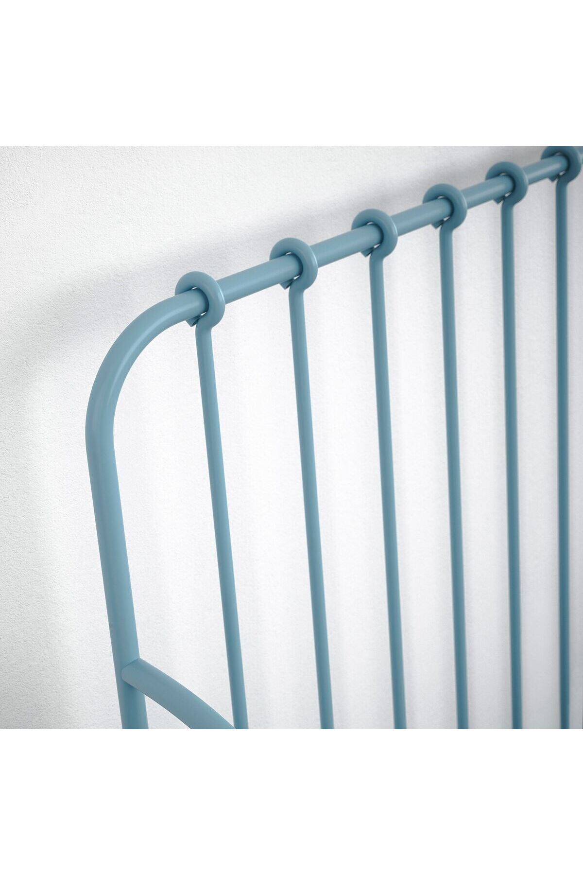 hobiurun Uzayabilen çocuk karyolası, gri-mavi, 80x200 cm fotoğrafı 4 (önizleme)