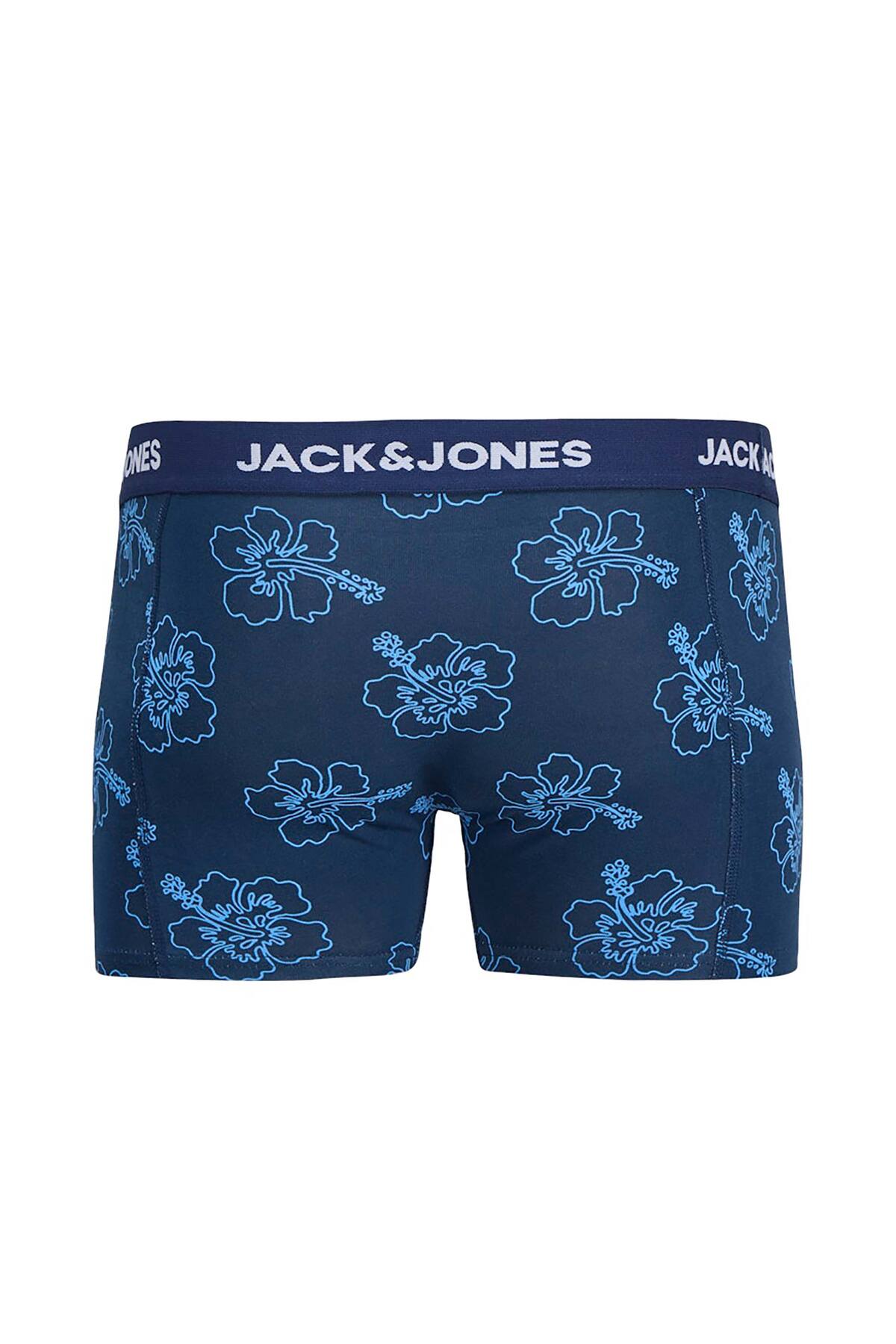 Jack & Jones  Anthony Print Erkek 3'lü Boxer (12298171-PBL) - Görsel 3
