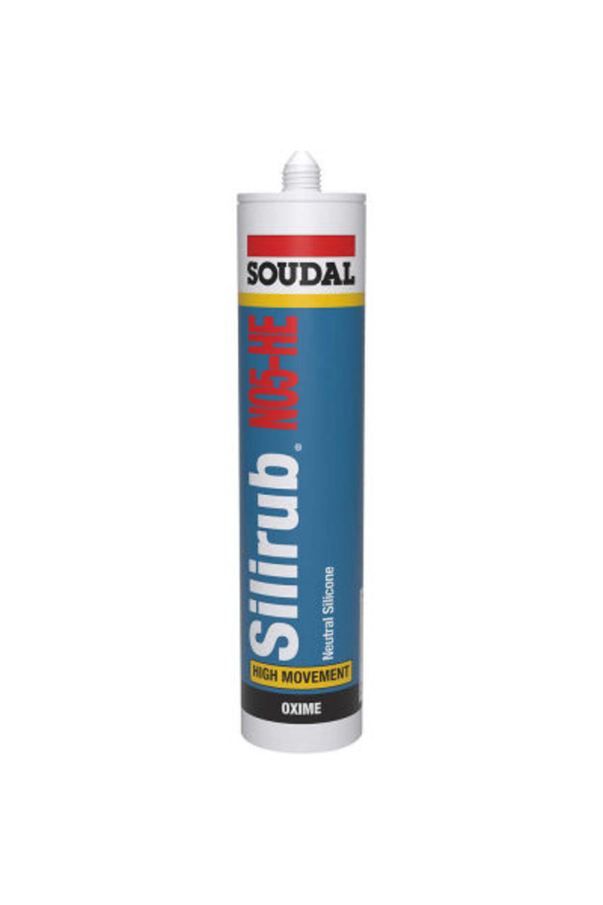 Soudal Silirub No5-He Nötr Dış Cephe Silikonu 300 ml Şeffaf