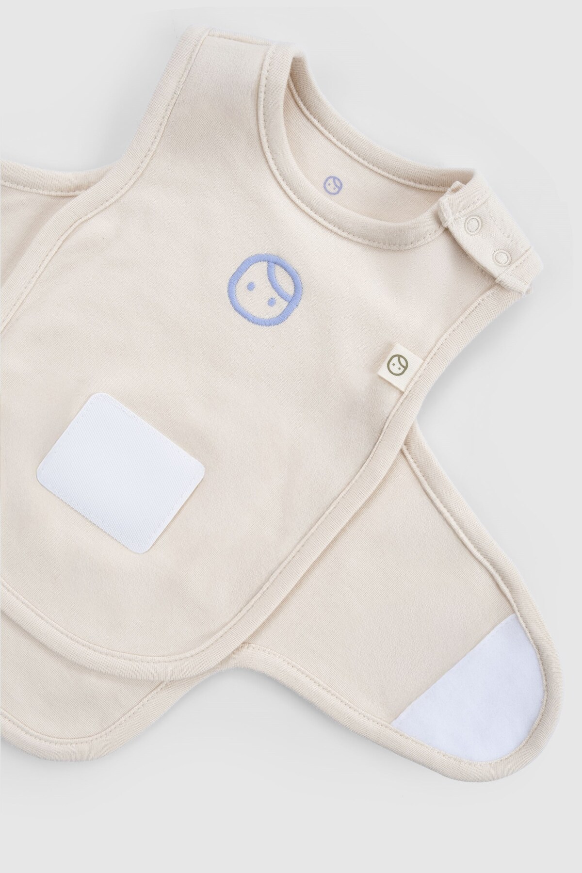 Little Gusto Organik Pamuk Ekru Prematüre Kundaklı Yelek fotoğrafı 4 (önizleme)